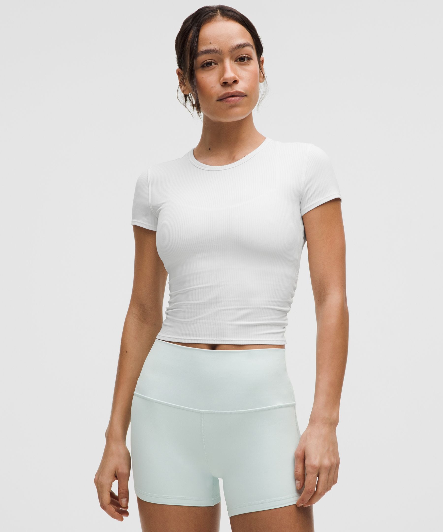 Lululemon Women's All It Takes Back-Twist Ribbed Short-Sleeve Shirt