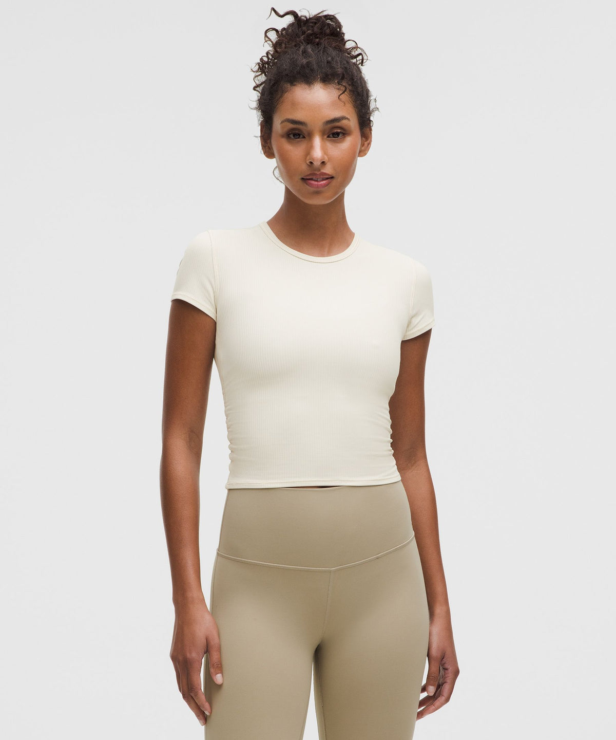 Lululemon Women's All It Takes Back-Twist Ribbed Short-Sleeve Shirt