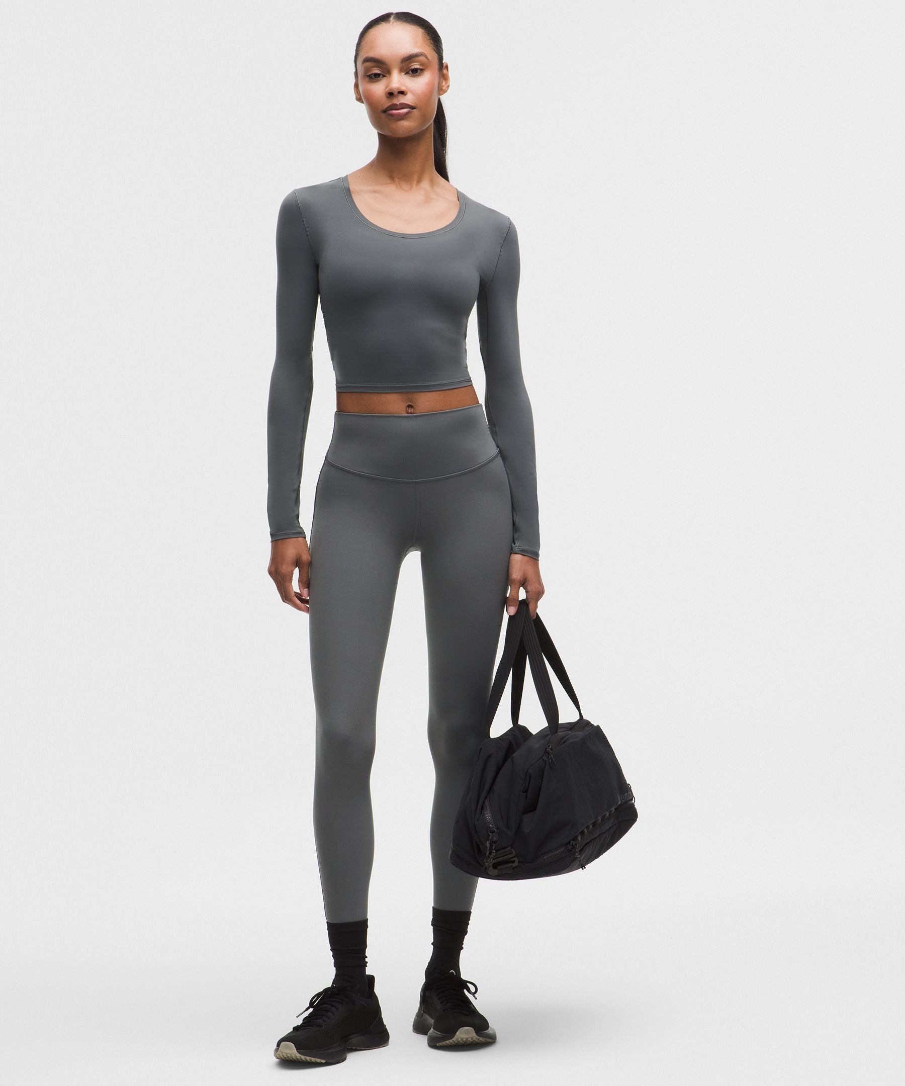 Lululemon Women's Unrestricted Power Cropped Long-Sleeve Shirt