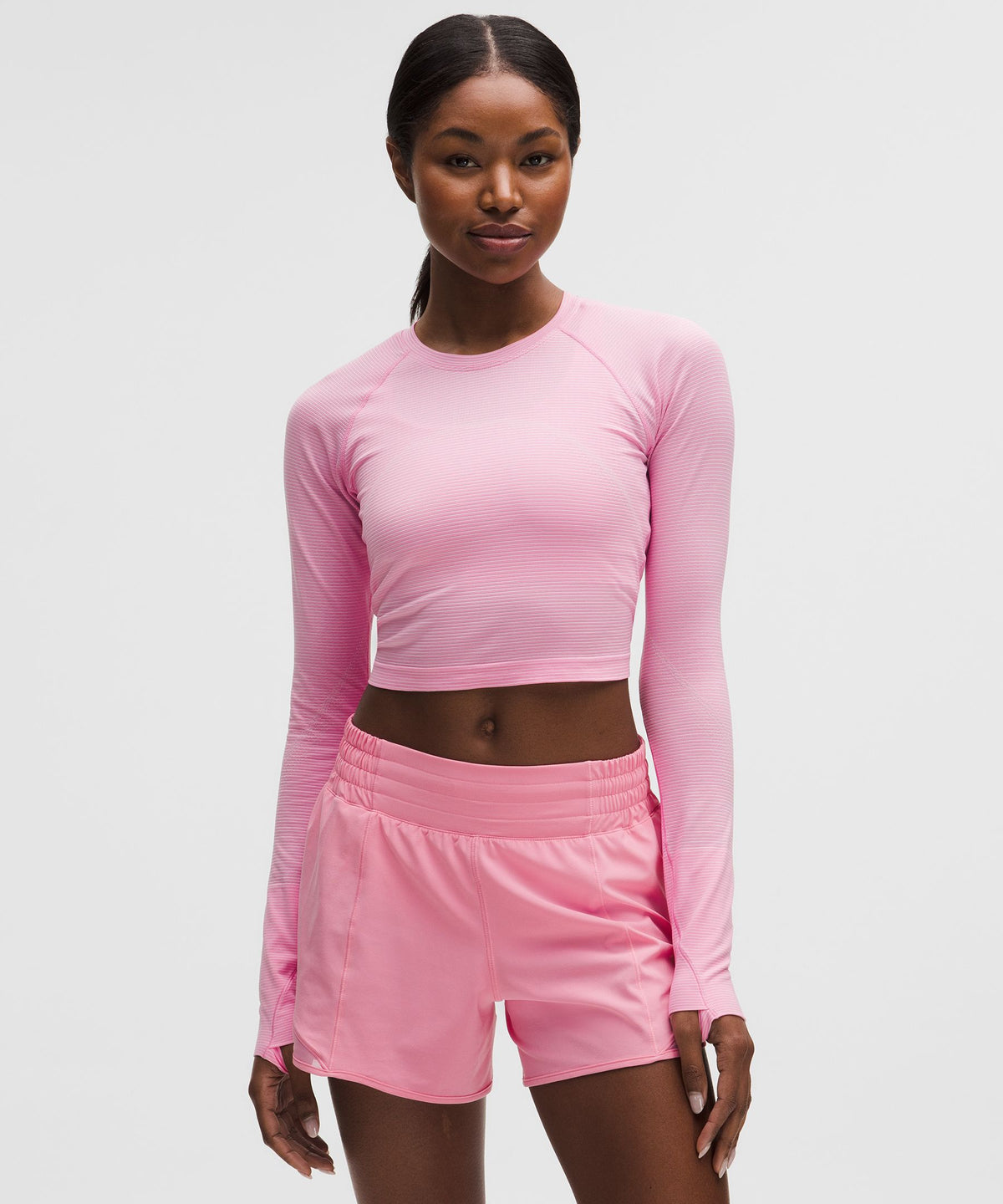Lululemon Women's Swiftly Tech Cropped Long-Sleeve Shirt 2.0