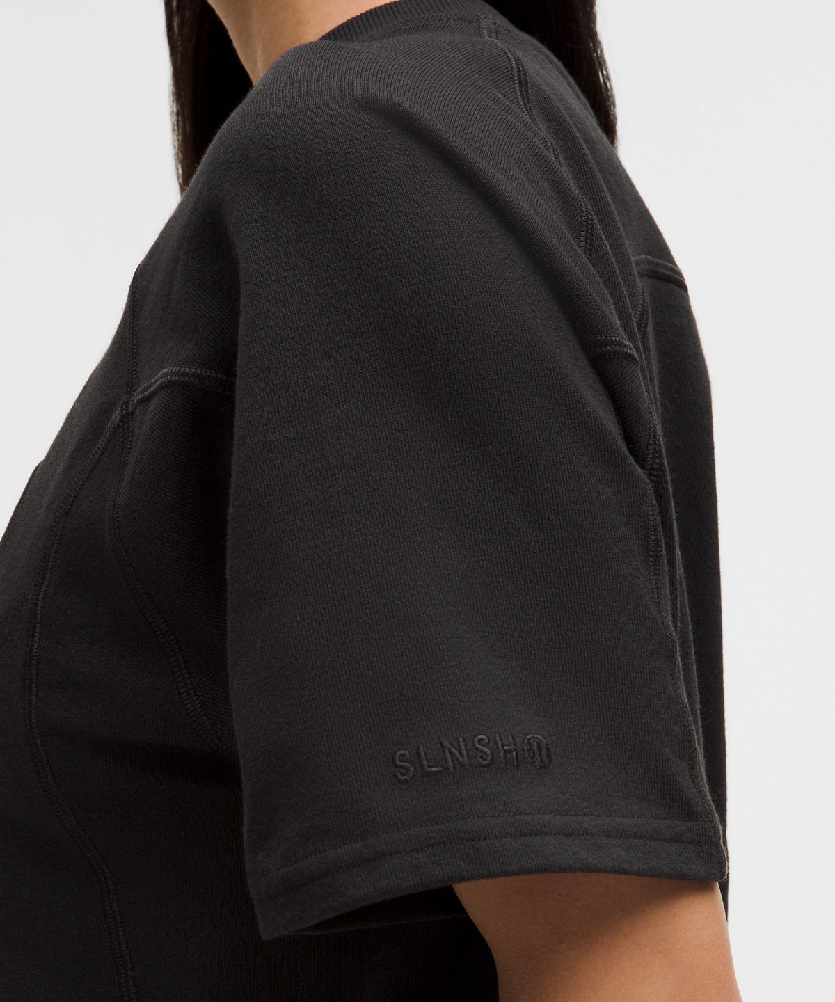 Lululemon Women's Organic Cotton Oversized T Shirt, worn