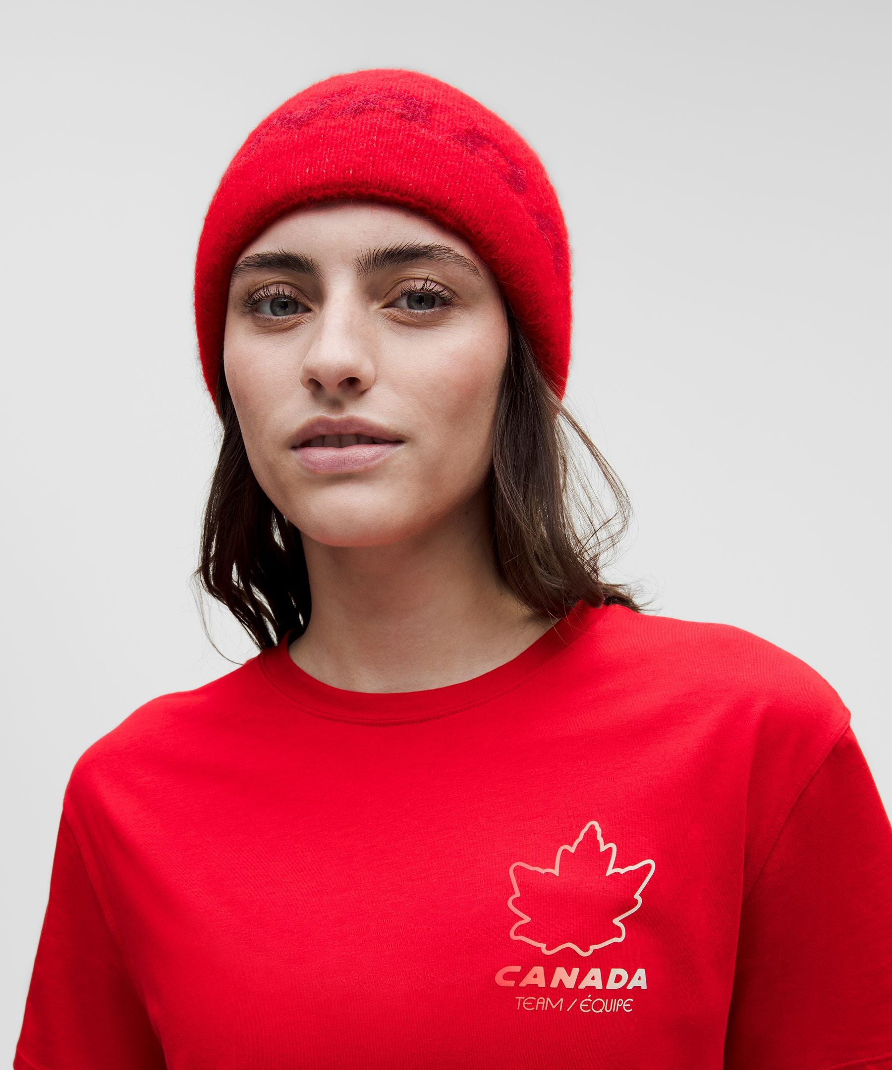 Lululemon Women's Team Canada Women's Cotton Jersey T-Shirt *COC Logo