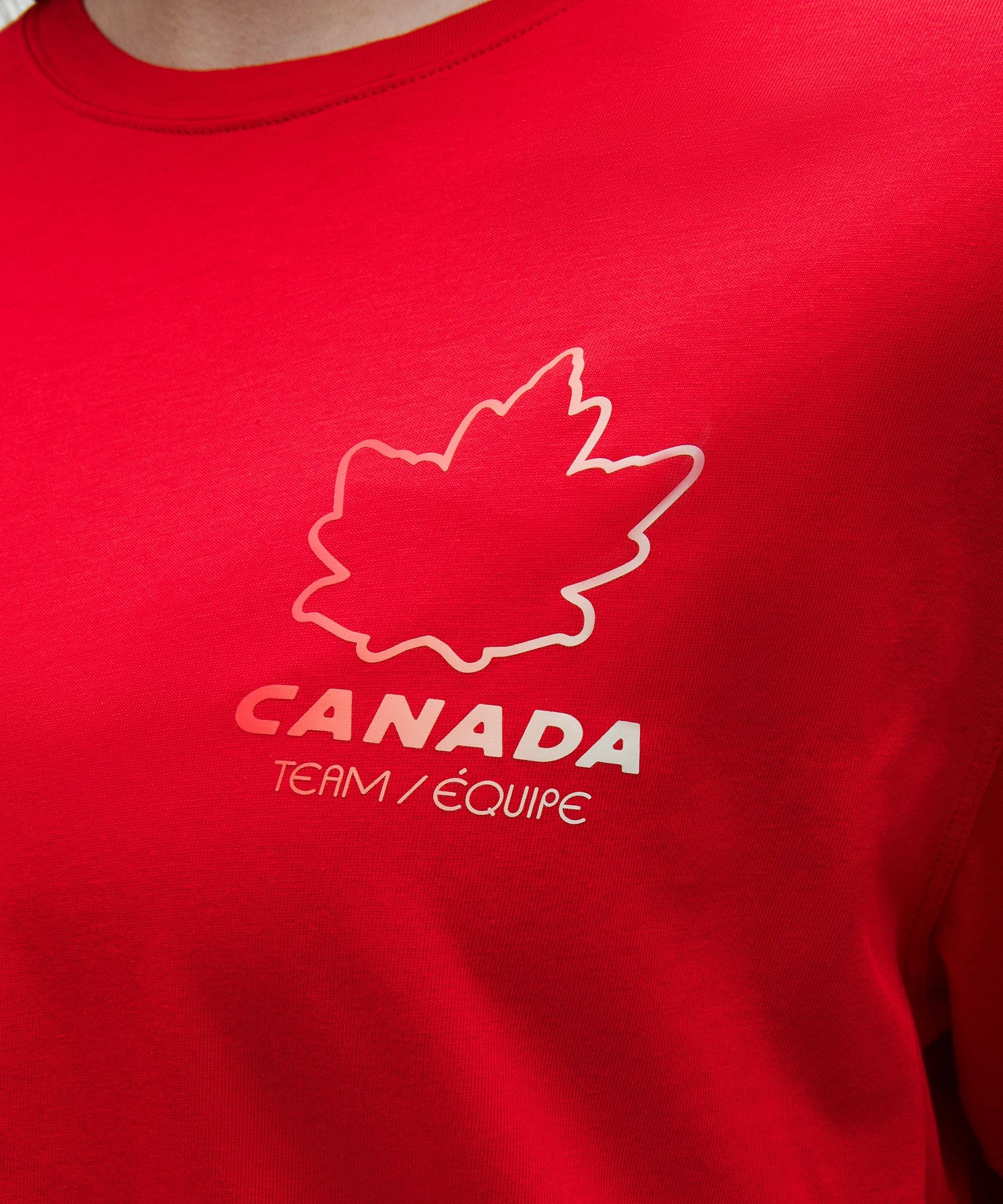 Lululemon Women's Team Canada Women's Cotton Jersey T-Shirt *COC Logo