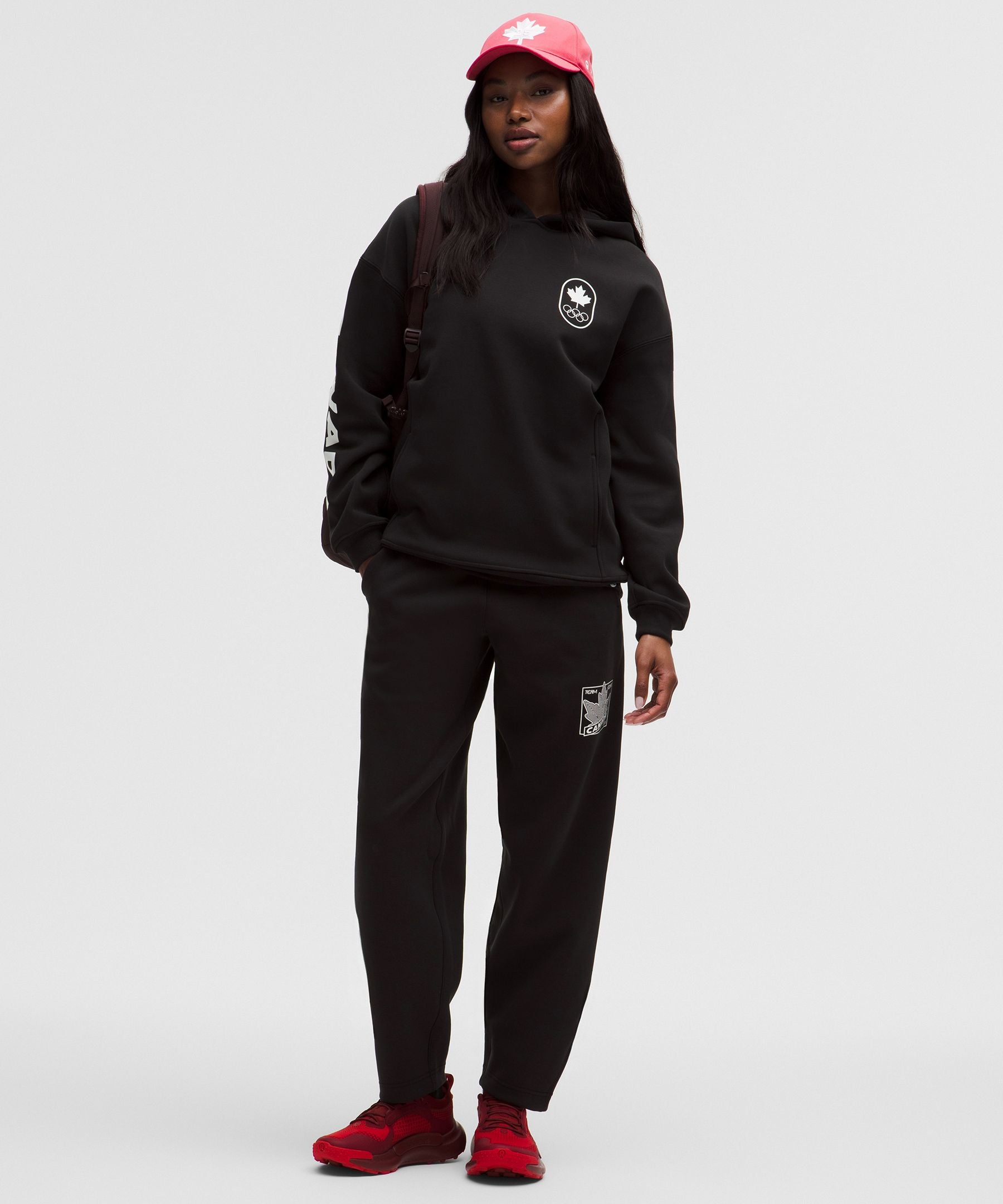 Lululemon Team Canada Womens Big Cozy Oversized Hoodie *COC Logo