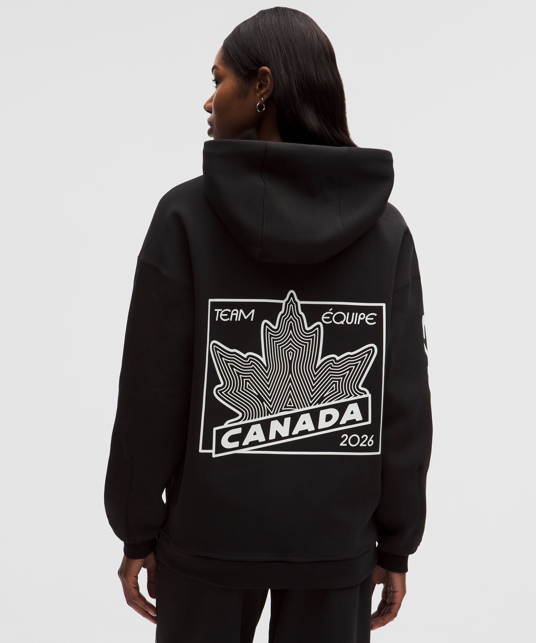 Lululemon Team Canada Womens Big Cozy Oversized Hoodie *COC Logo