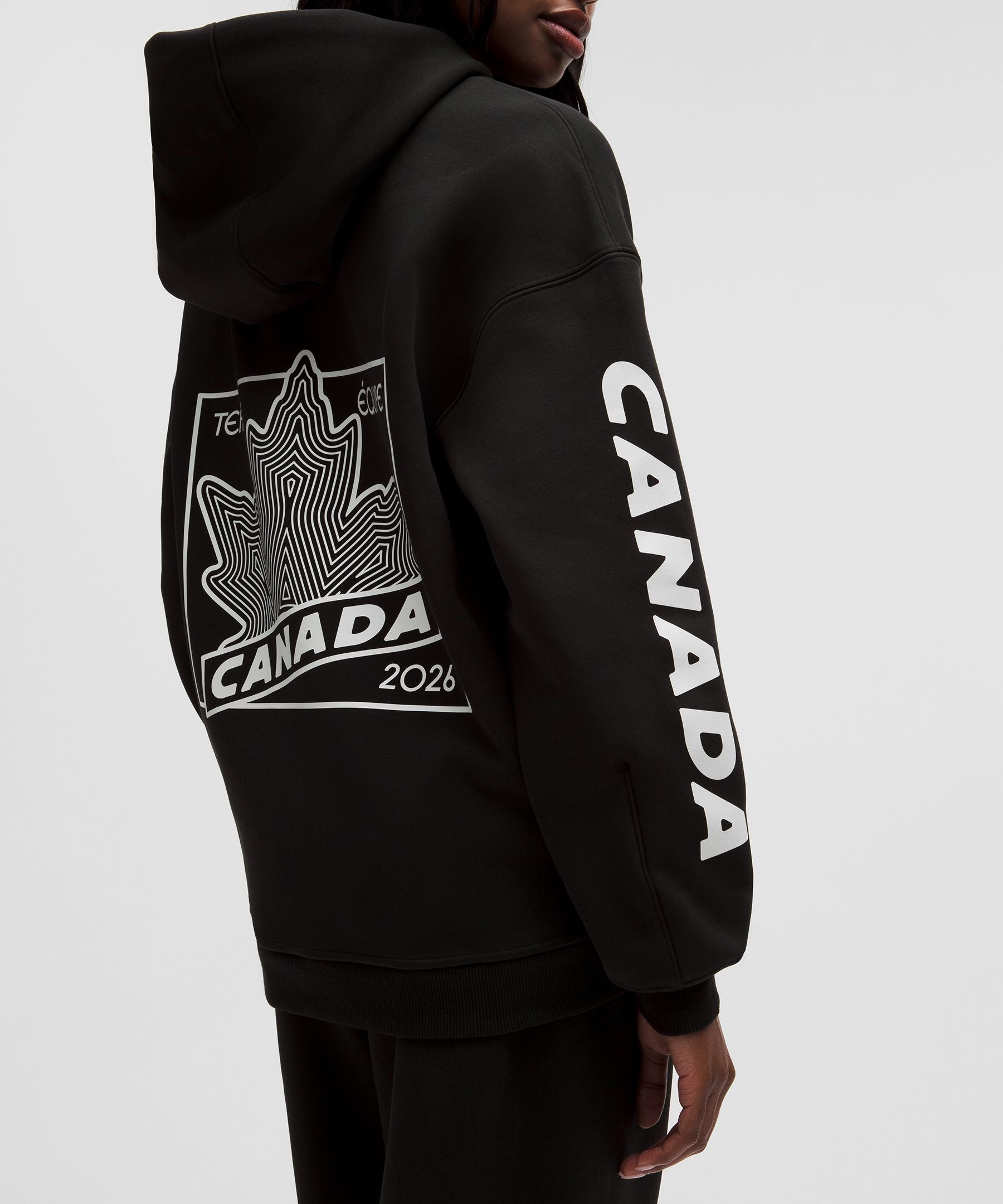 Lululemon Team Canada Womens Big Cozy Oversized Hoodie *COC Logo