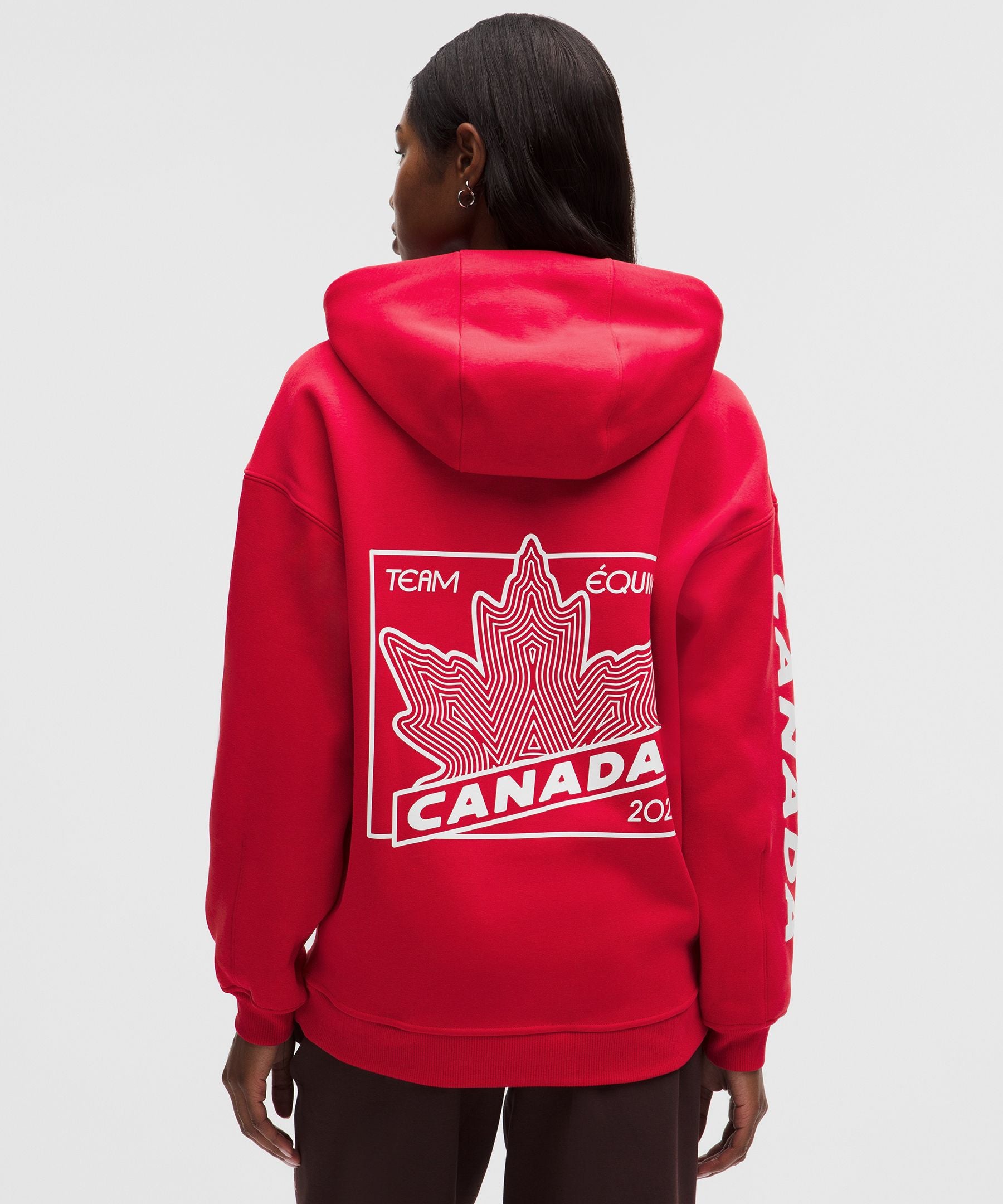 Lululemon Team Canada Womens Big Cozy Oversized Hoodie *COC Logo