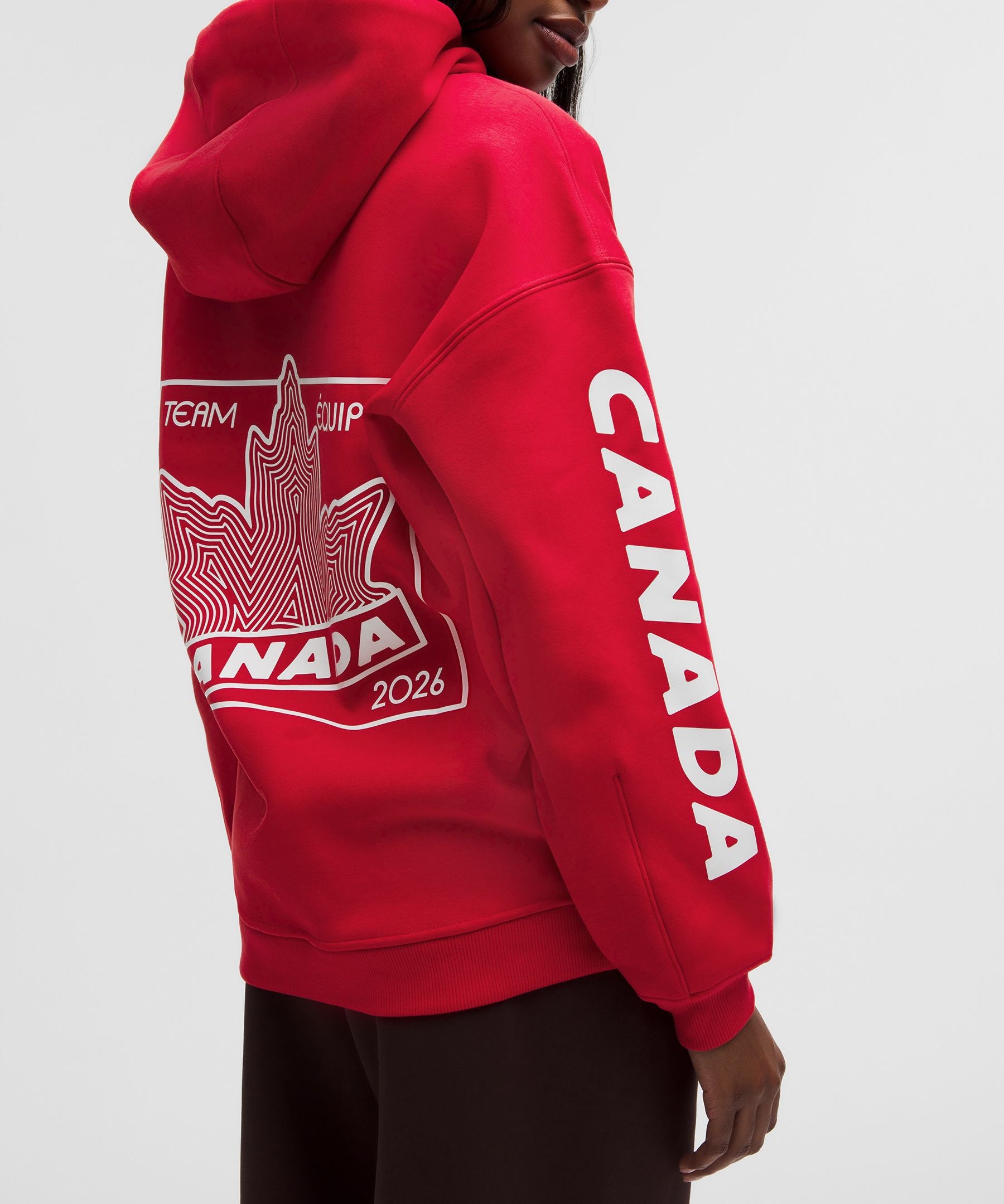 Lululemon Team Canada Womens Big Cozy Oversized Hoodie *COC Logo