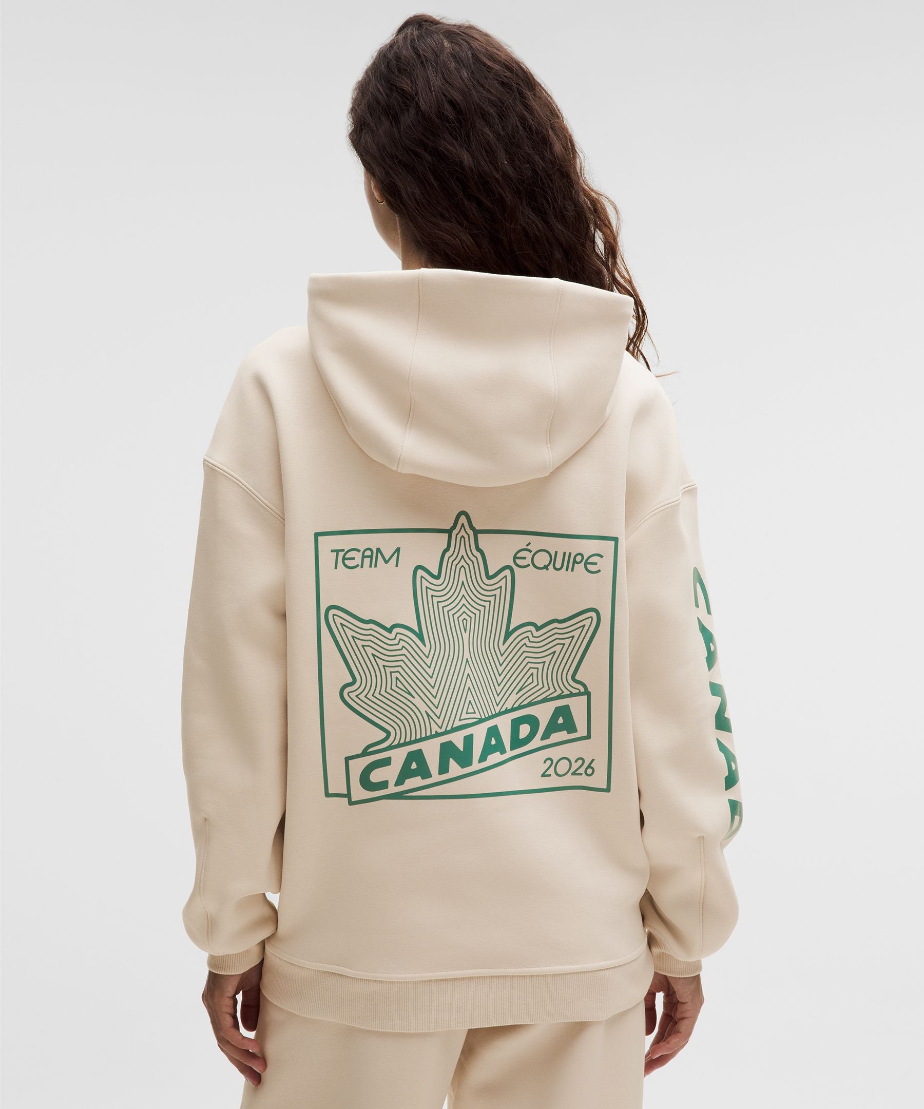 Lululemon Team Canada Womens Big Cozy Oversized Hoodie *COC Logo
