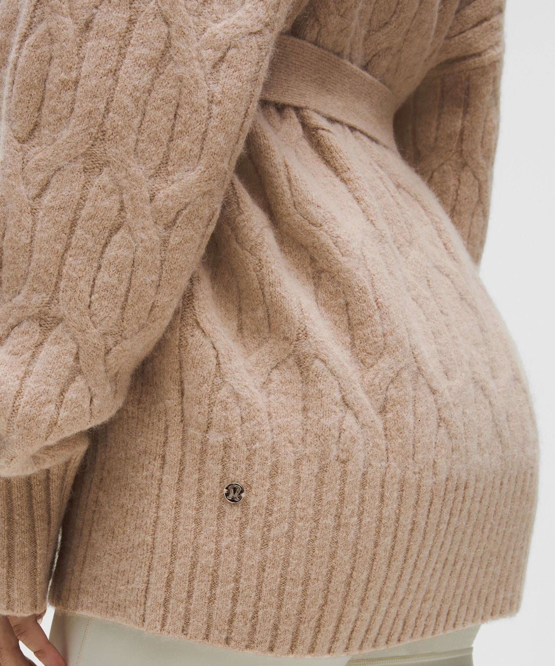 Lululemon Alpaca-Blend Tie-Front Long Cardigan