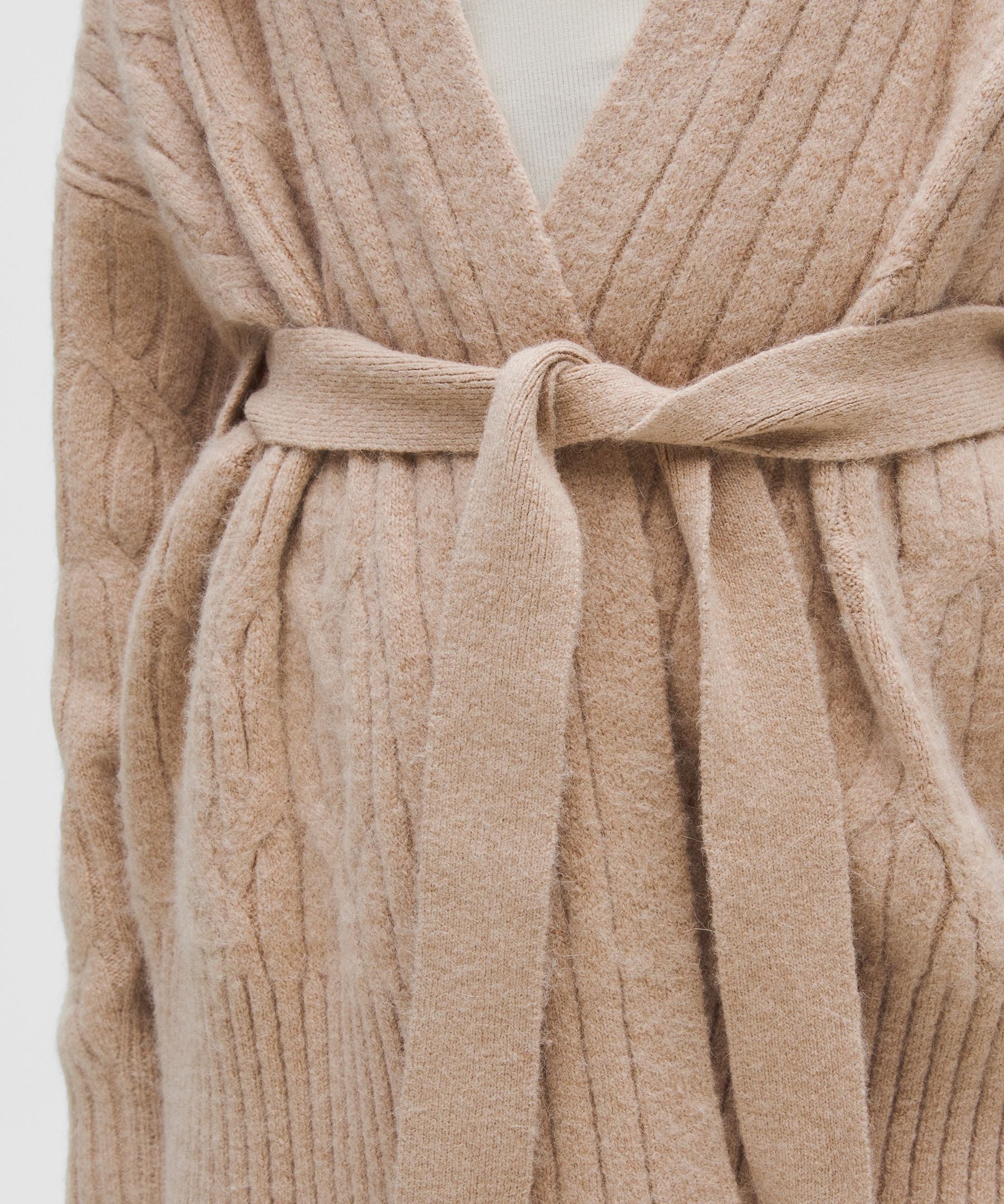 Lululemon Alpaca-Blend Tie-Front Long Cardigan