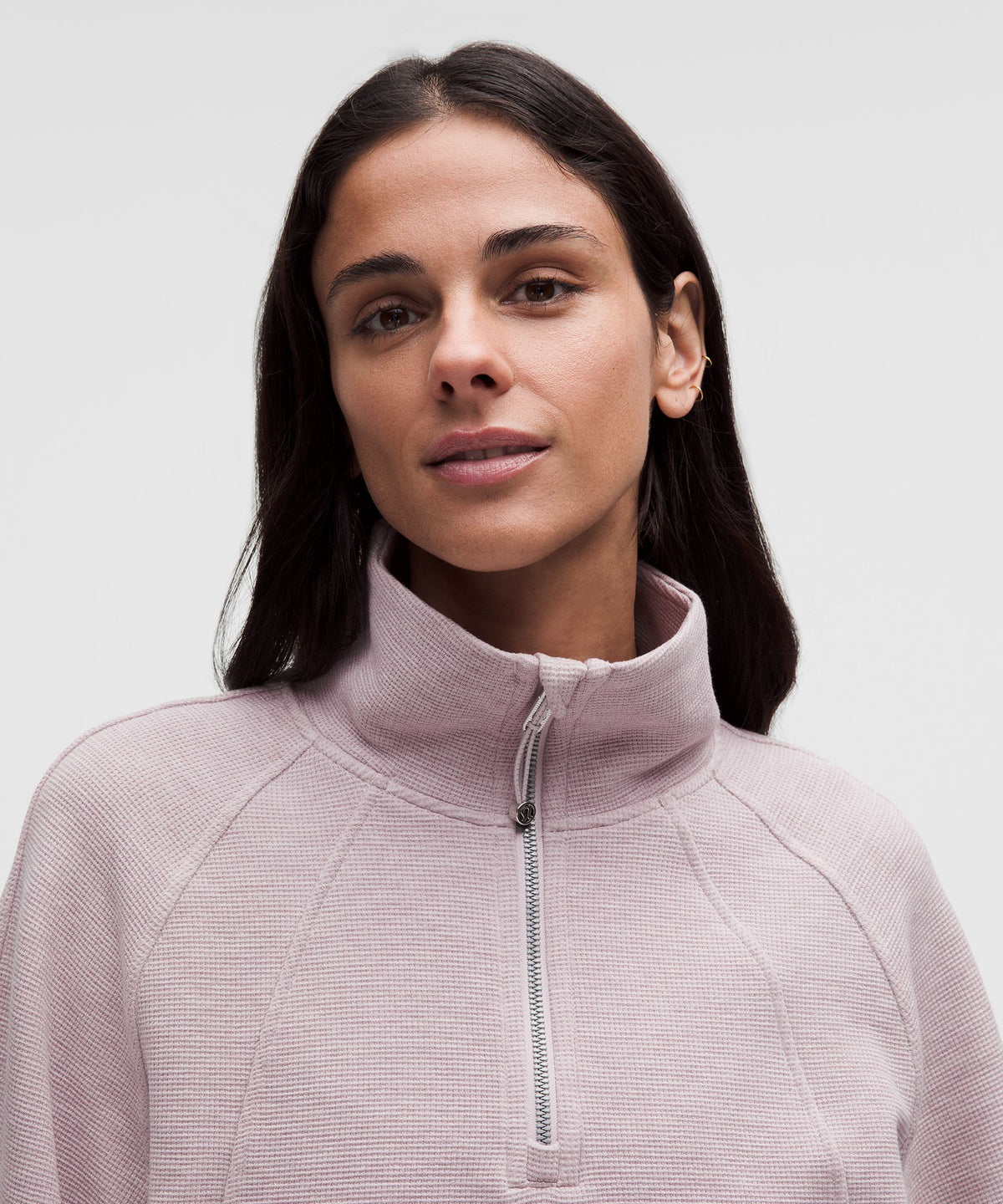 Lululemon Scuba Cropped Funnel-Neck Half Zip *Waffle