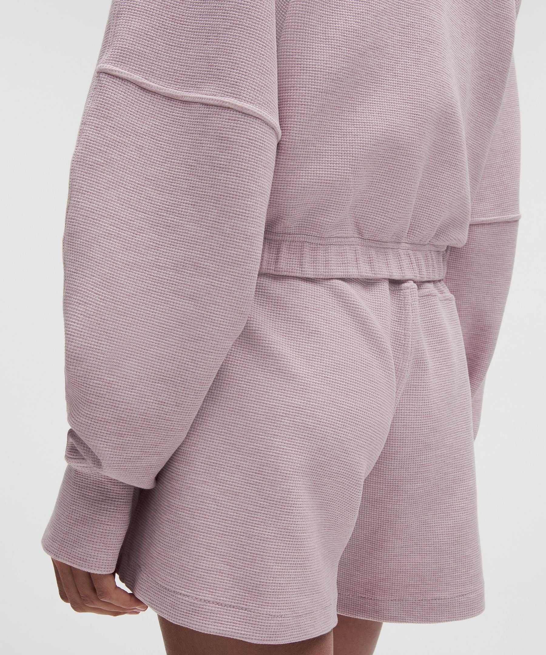 Lululemon Scuba Cropped Funnel-Neck Half Zip *Waffle