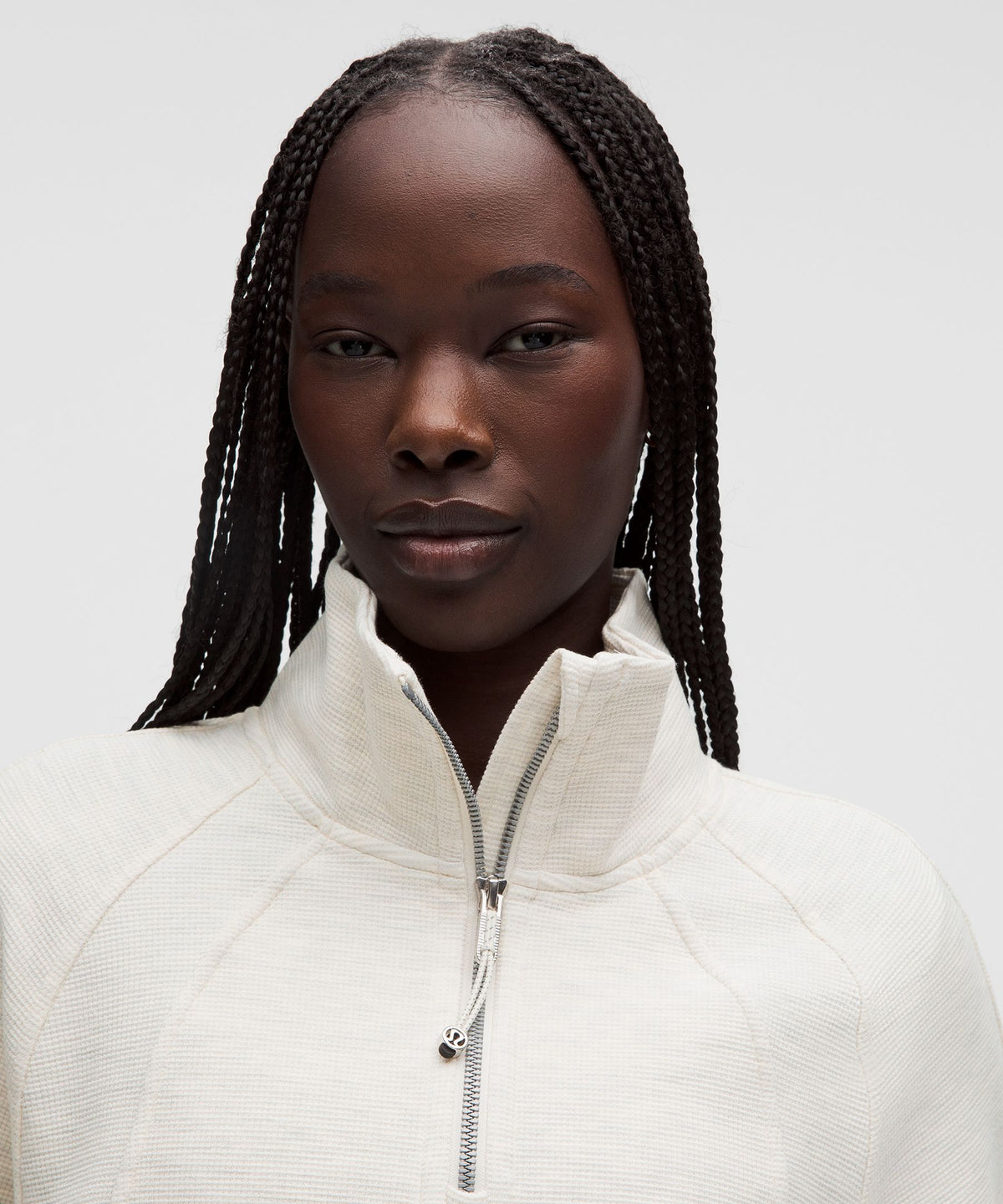 Lululemon Scuba Cropped Funnel-Neck Half Zip *Waffle
