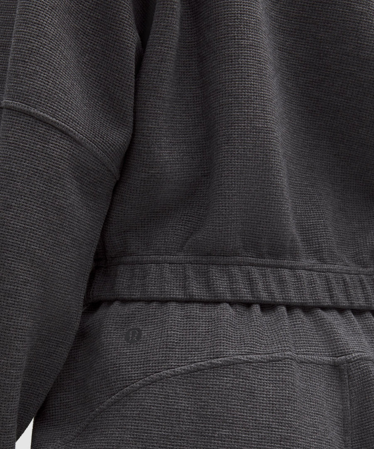 Lululemon Women's Scuba Cropped Funnel-Neck Half Zip *Waffle