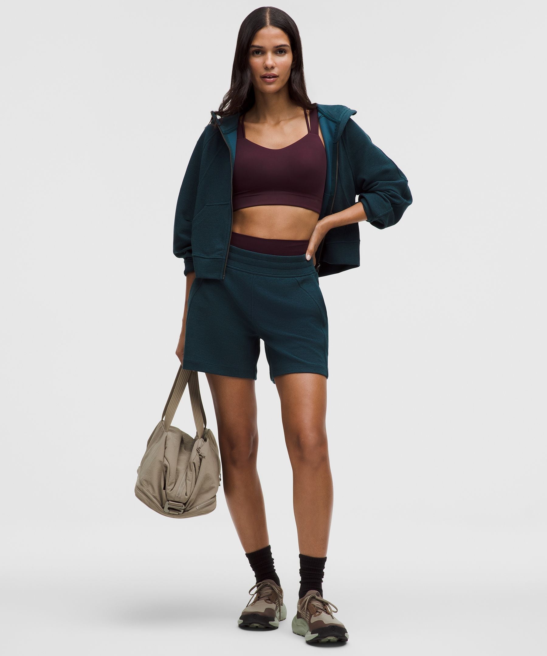 Lululemon Women's Scuba Oversized Full-Zip Hoodie *Waffle