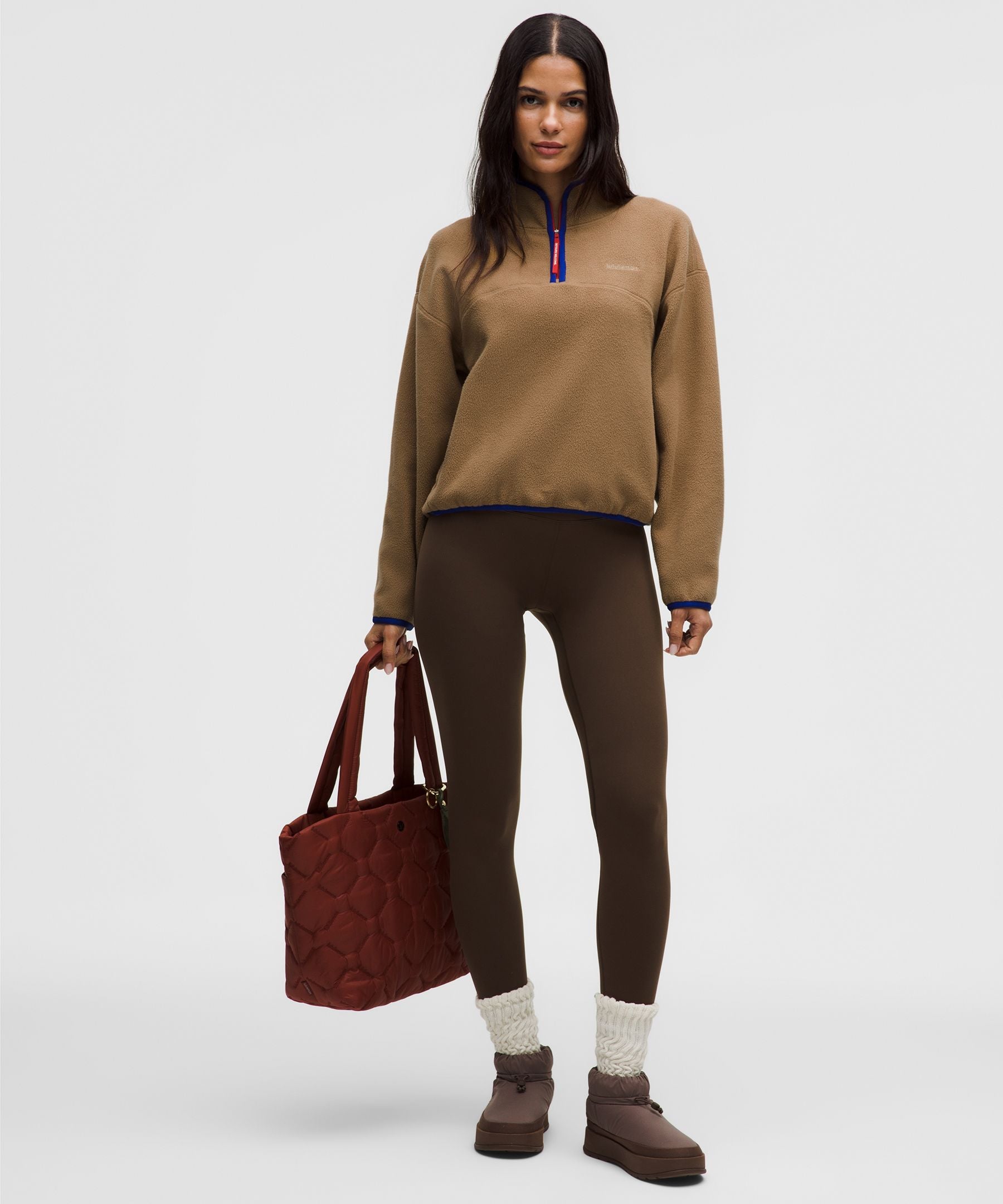 Lululemon Women's Tumbled Fleece Half-Zip Jacket