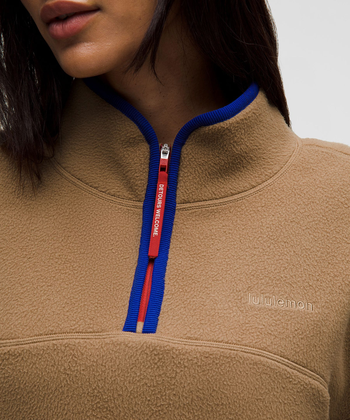 Lululemon Women's Tumbled Fleece Half-Zip Jacket