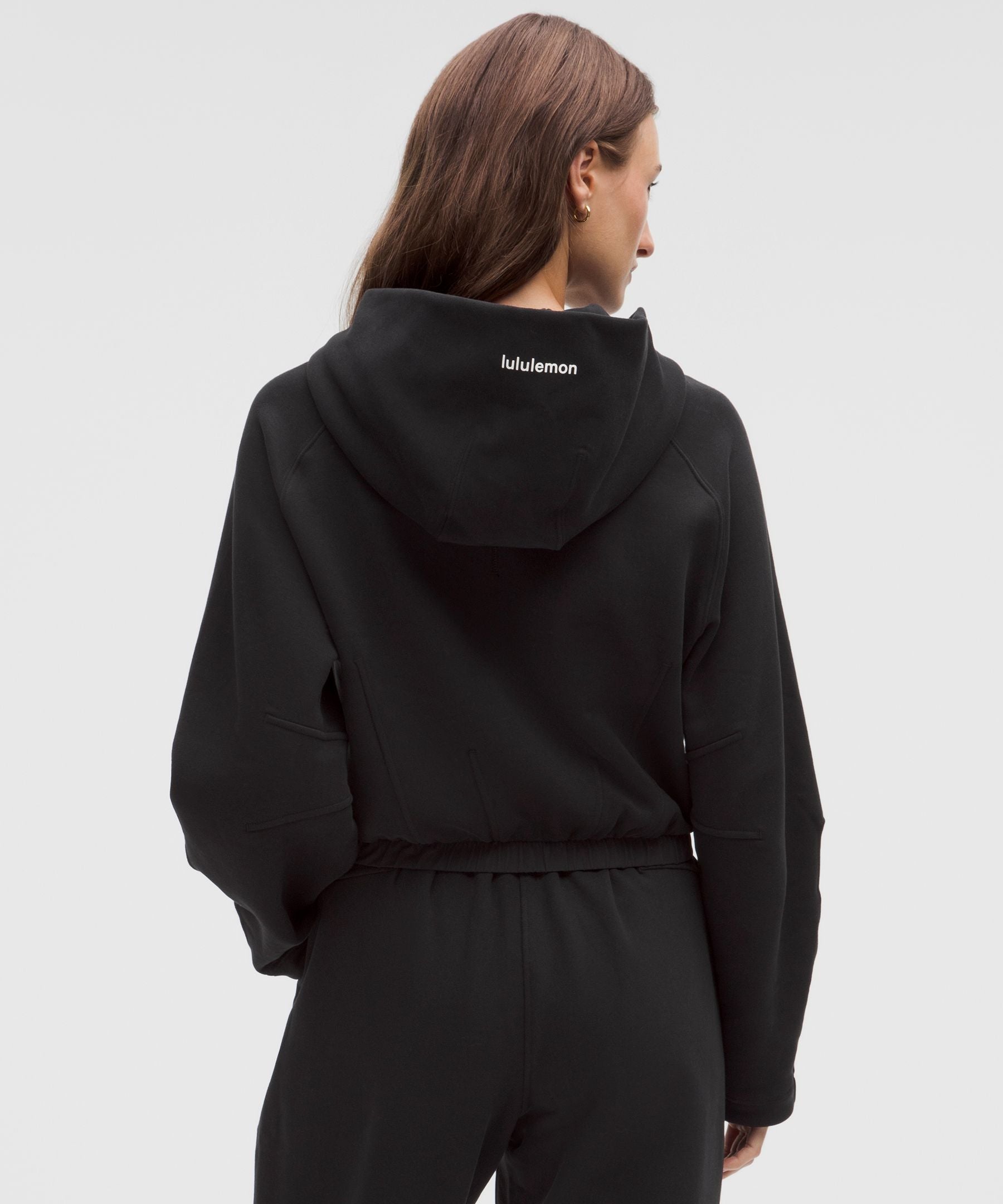 Lululemon Loungeful Relaxed-Fit Full-Zip Cropped Hoodie