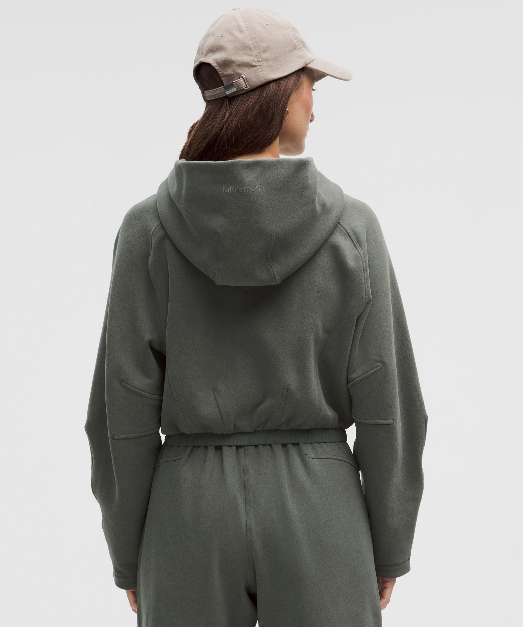 Lululemon Loungeful Relaxed-Fit Full-Zip Cropped Hoodie