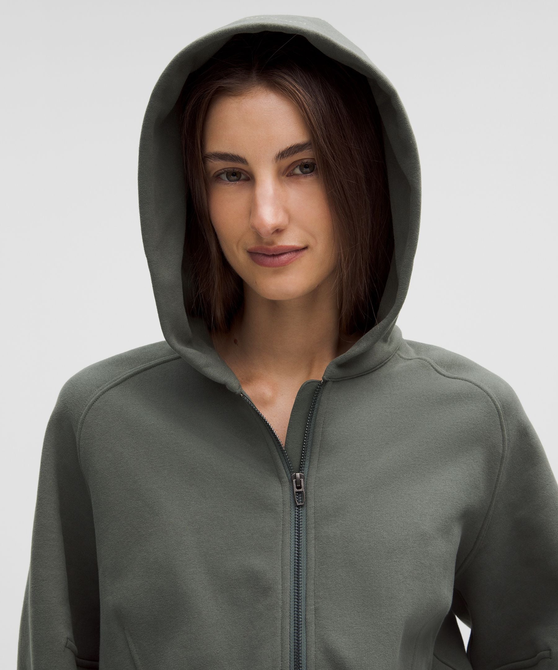 Lululemon Loungeful Relaxed-Fit Full-Zip Cropped Hoodie