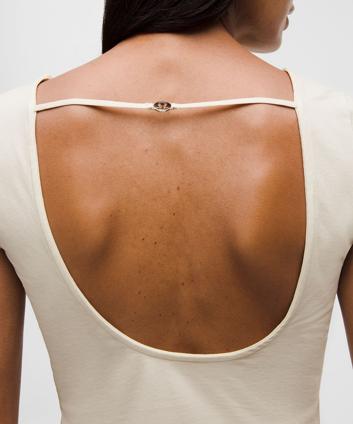 Lululemon Women's Organic Cotton Open-Back T-Shirt *Charm