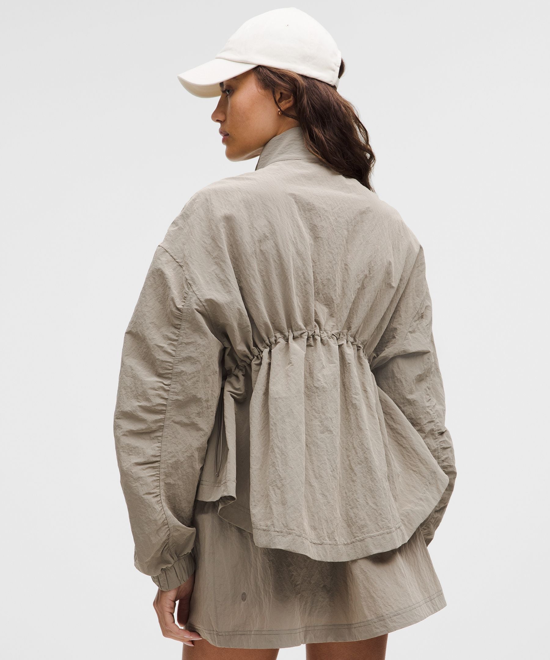 Lululemon Crinkle Nylon Cinchable Jacket
