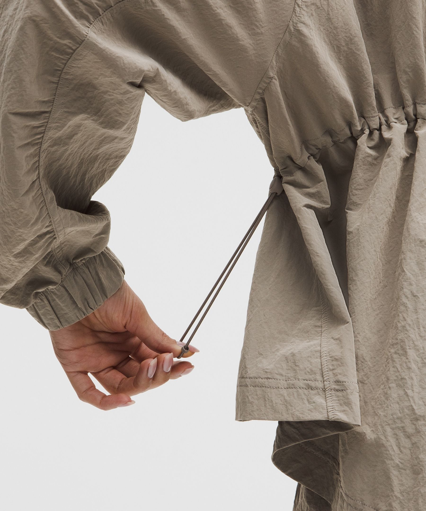 Lululemon Crinkle Nylon Cinchable Jacket