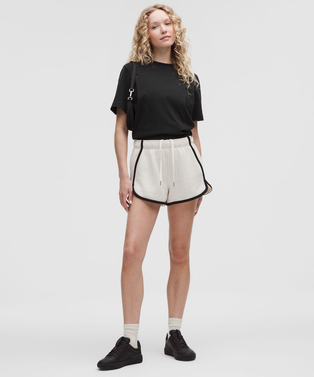 Lululemon Women's Cotton Jersey Stitch-Detail T-Shirt