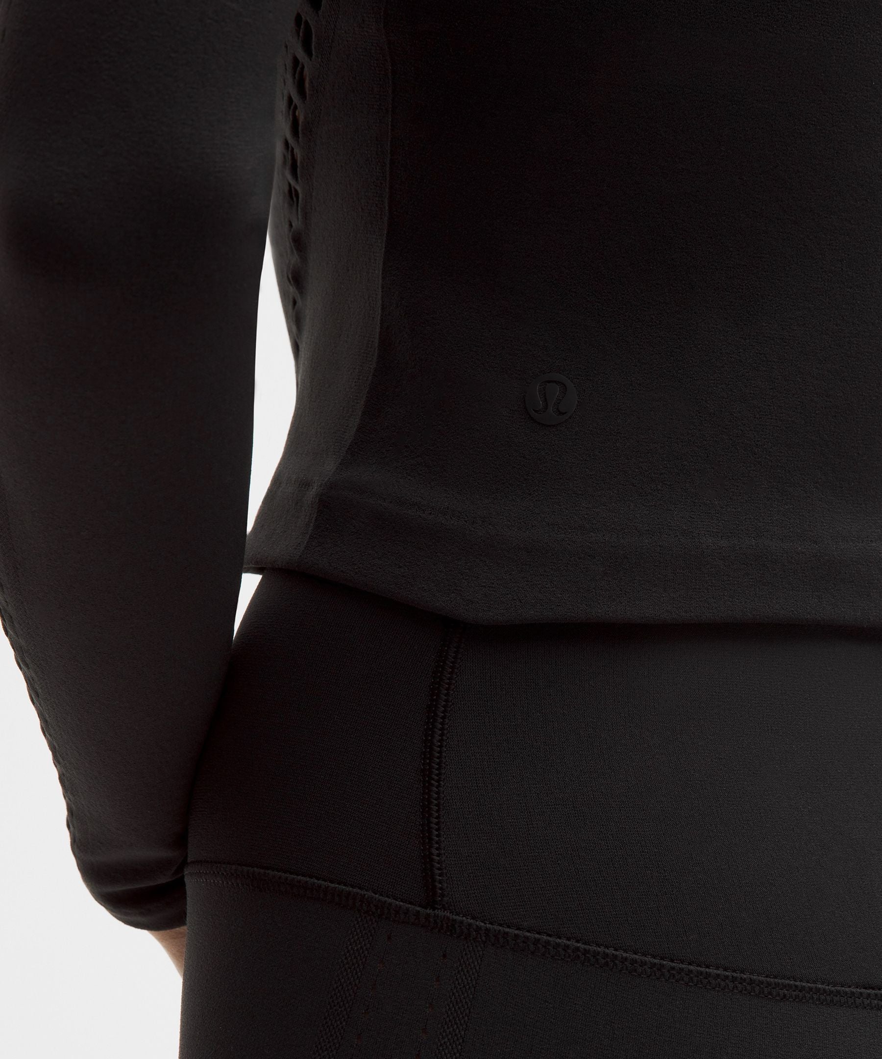 Lululemon Women's RevealKnit Eyelet Crewneck Long-Sleeve Shirt
