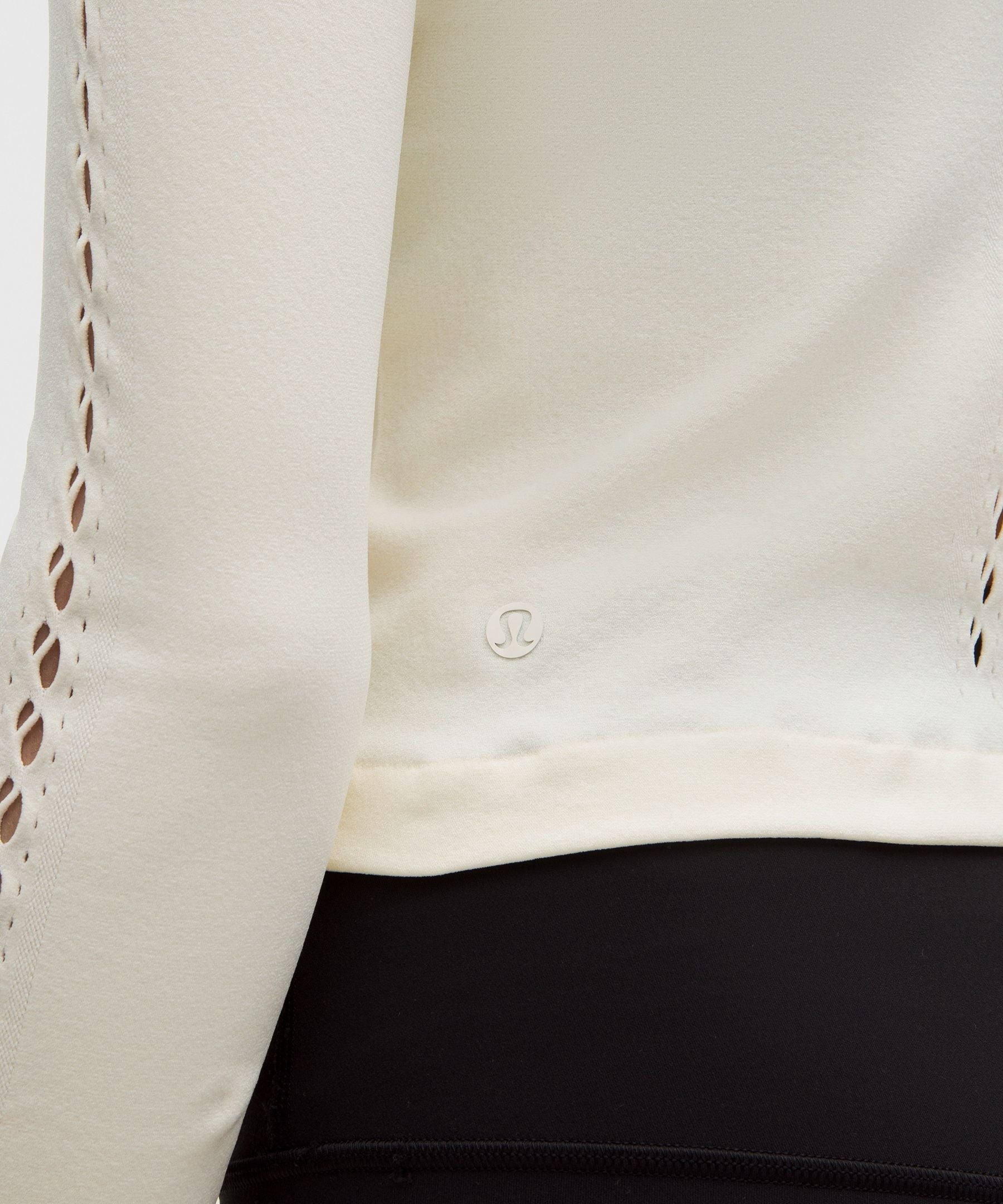 Lululemon Women's RevealKnit Eyelet Crewneck Long-Sleeve Shirt