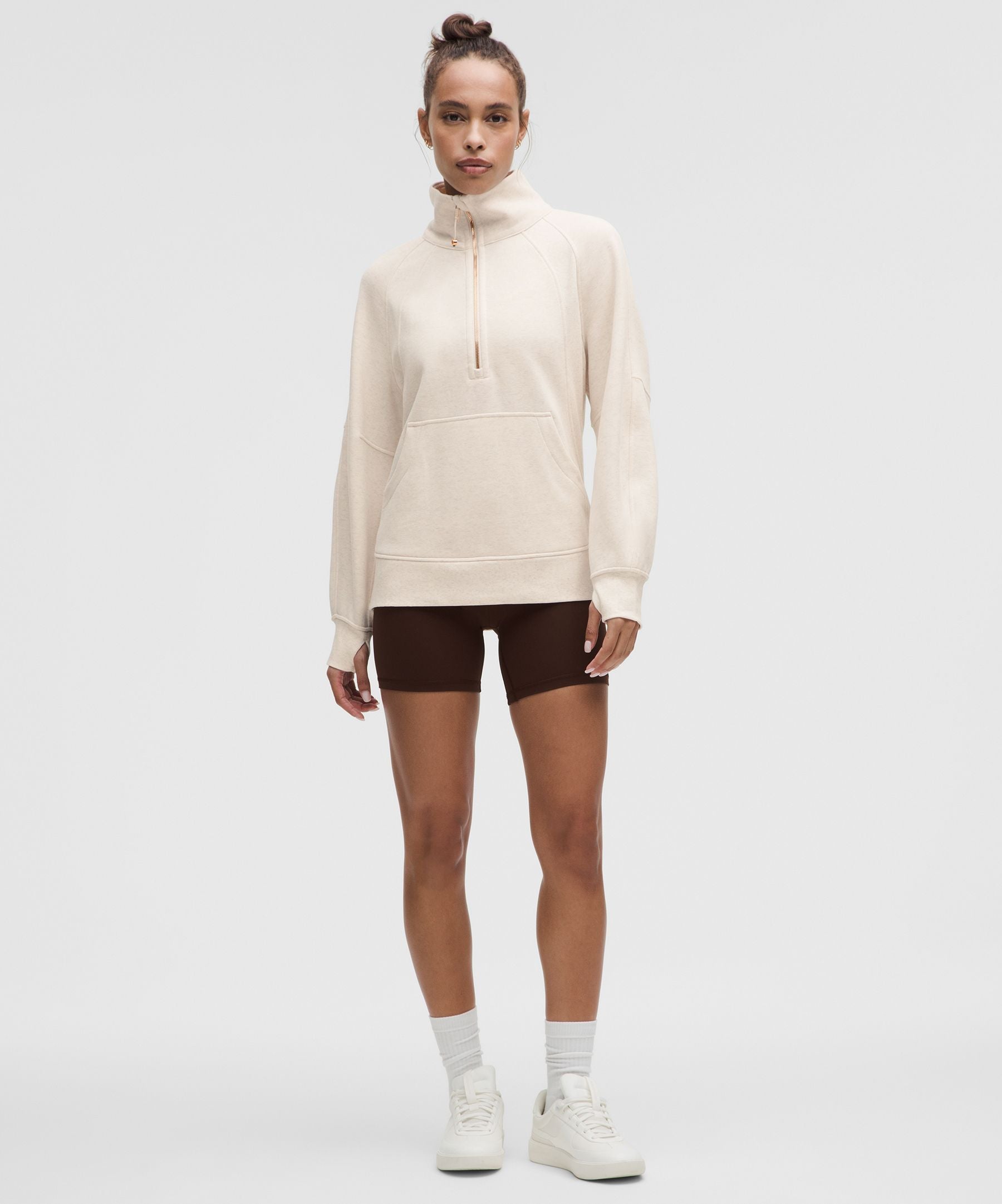 Lululemon Women's Scuba Oversized Funnel-Neck Half Zip *Long