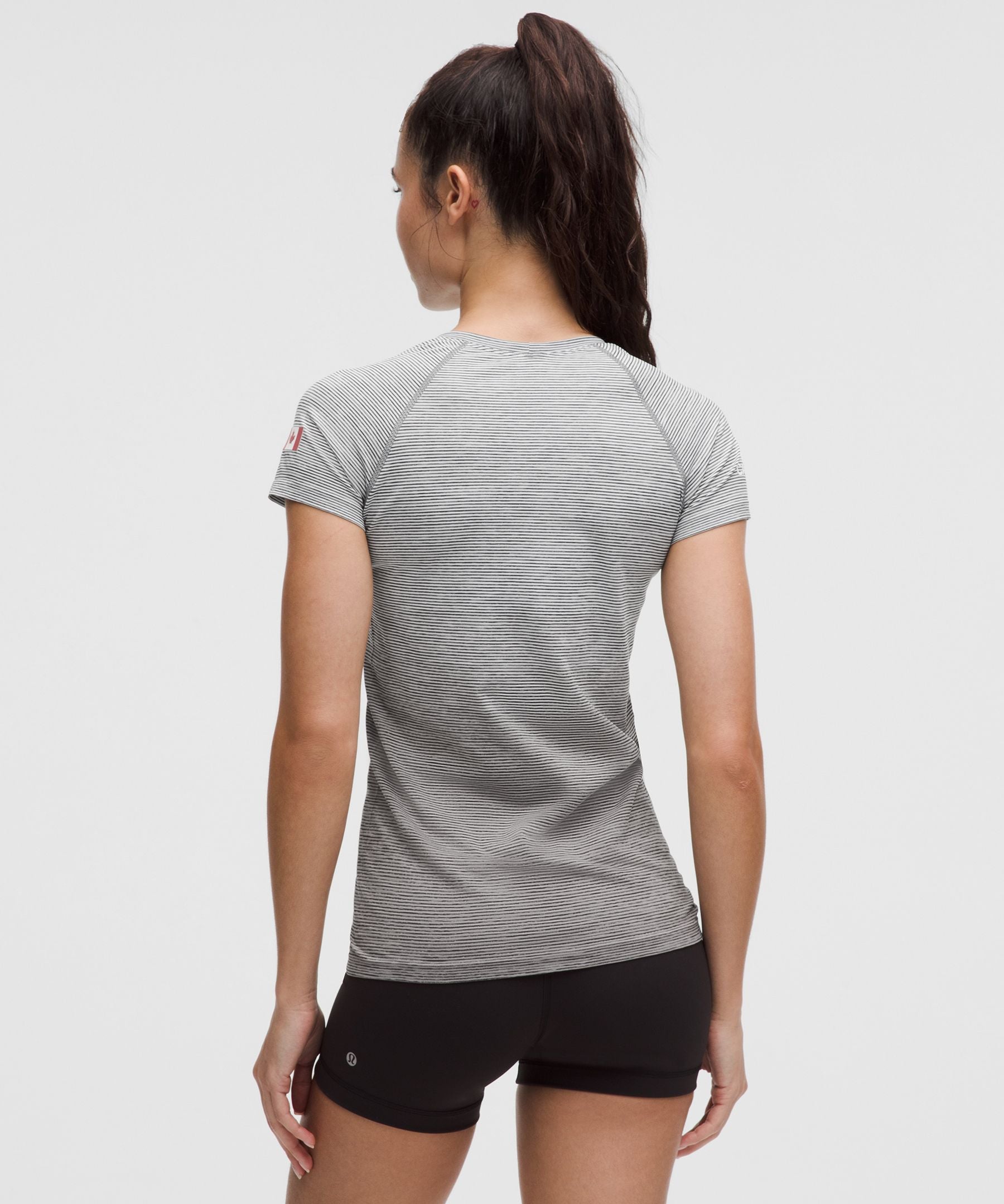 Lululemon Women's Team Canada Swiftly Tech Short-Sleeve Shirt 2.0 Hip Length *CPC Logo