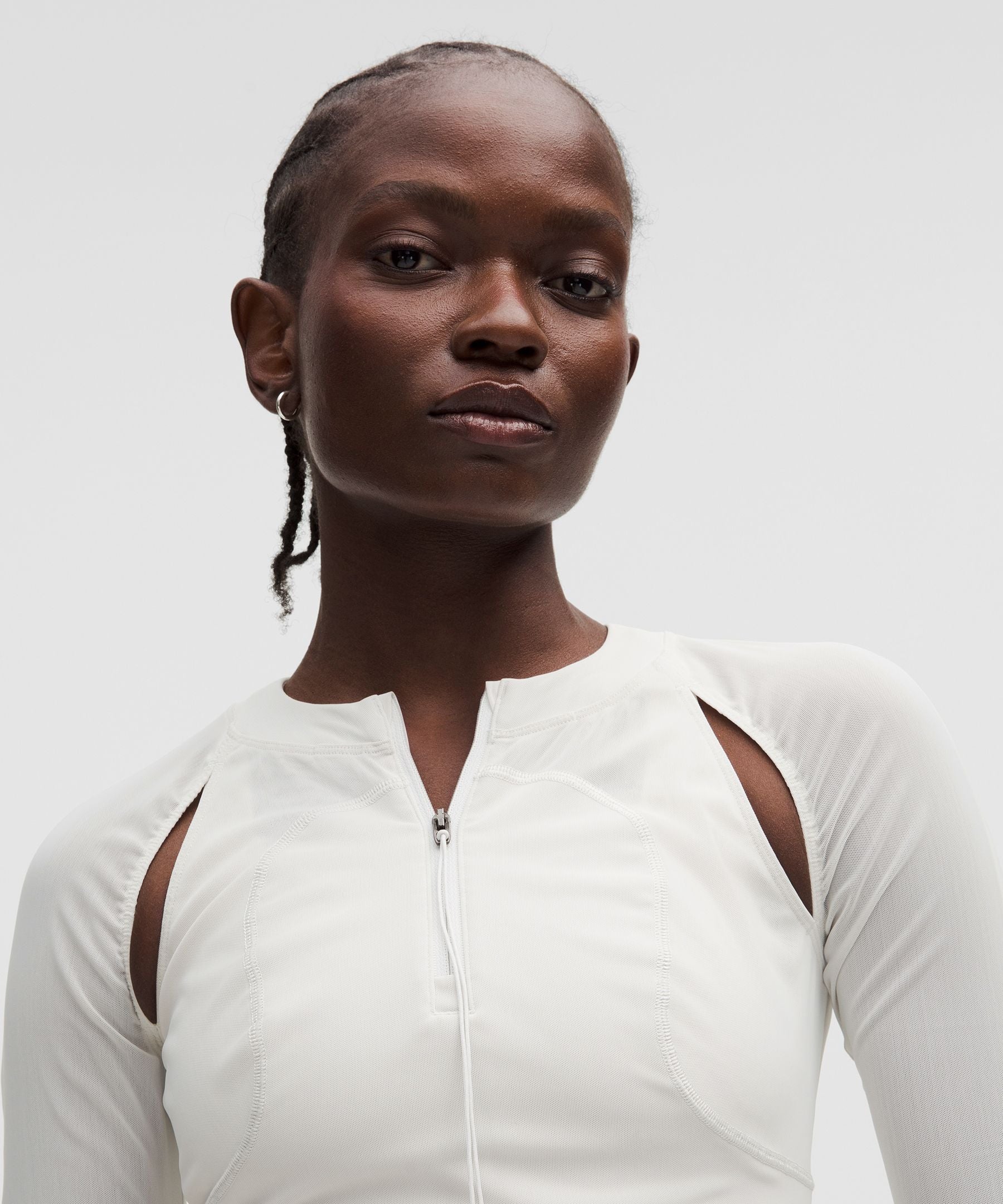 Lululemon Women's Mesh Cropped Long-Sleeve Shirt *SLNSH Collection