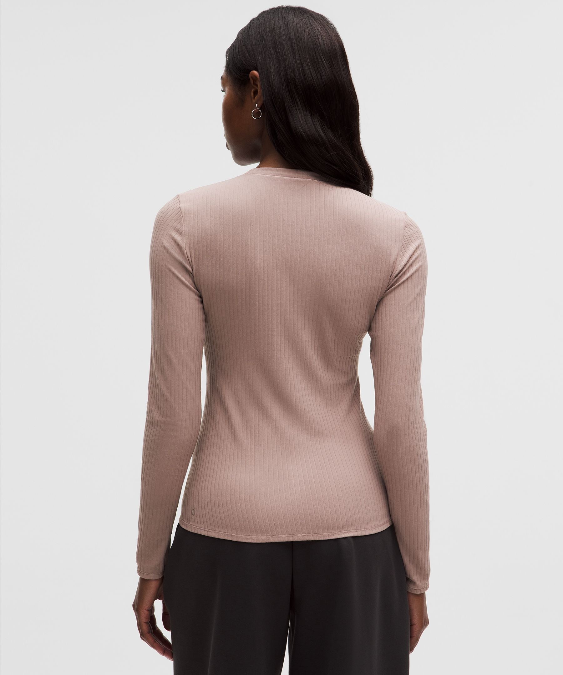 Lululemon Women's Wundermost Ultra-Soft Ribbed Nulu Crewneck Long-Sleeve Shirt