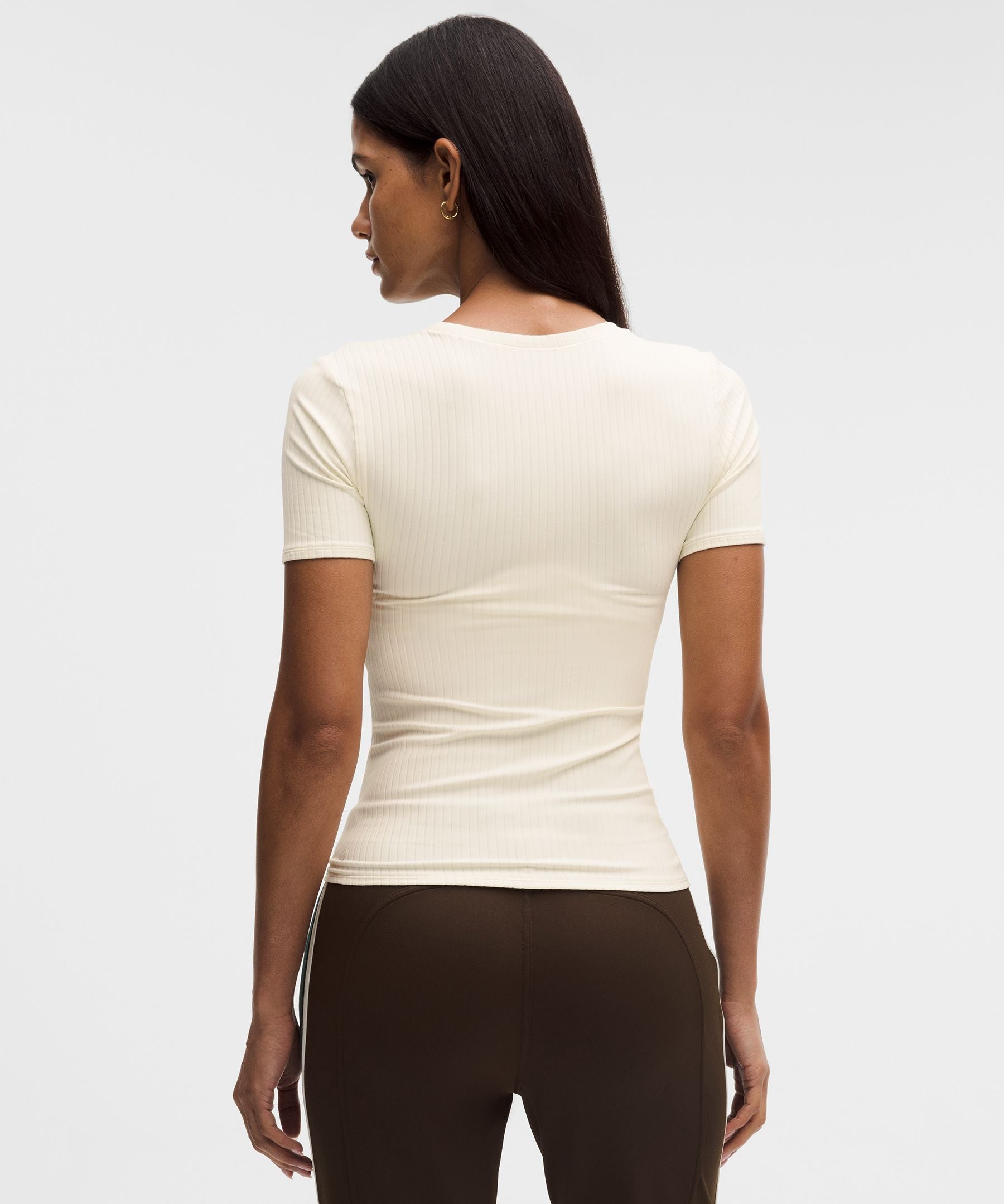 Lululemon Women's Wundermost Ultra-Soft Ribbed Nulu Scoop-Neck Shirt