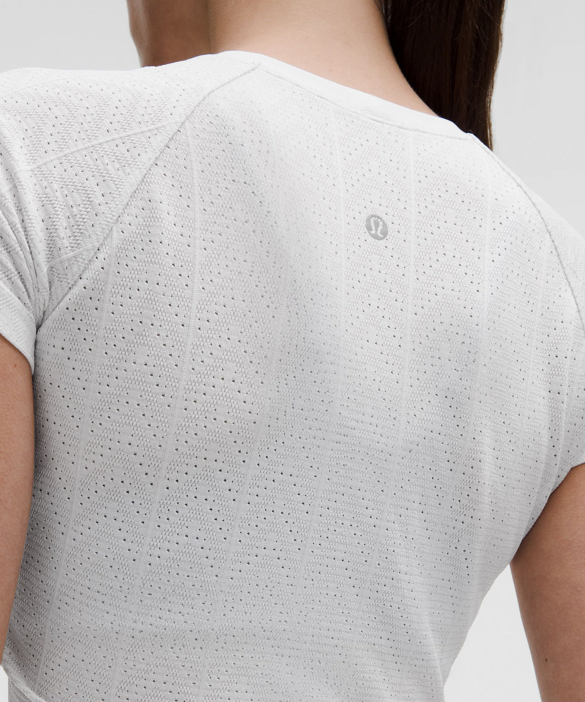 Lululemon Women's Swiftly Pointelle Cropped Short-Sleeve Shirt