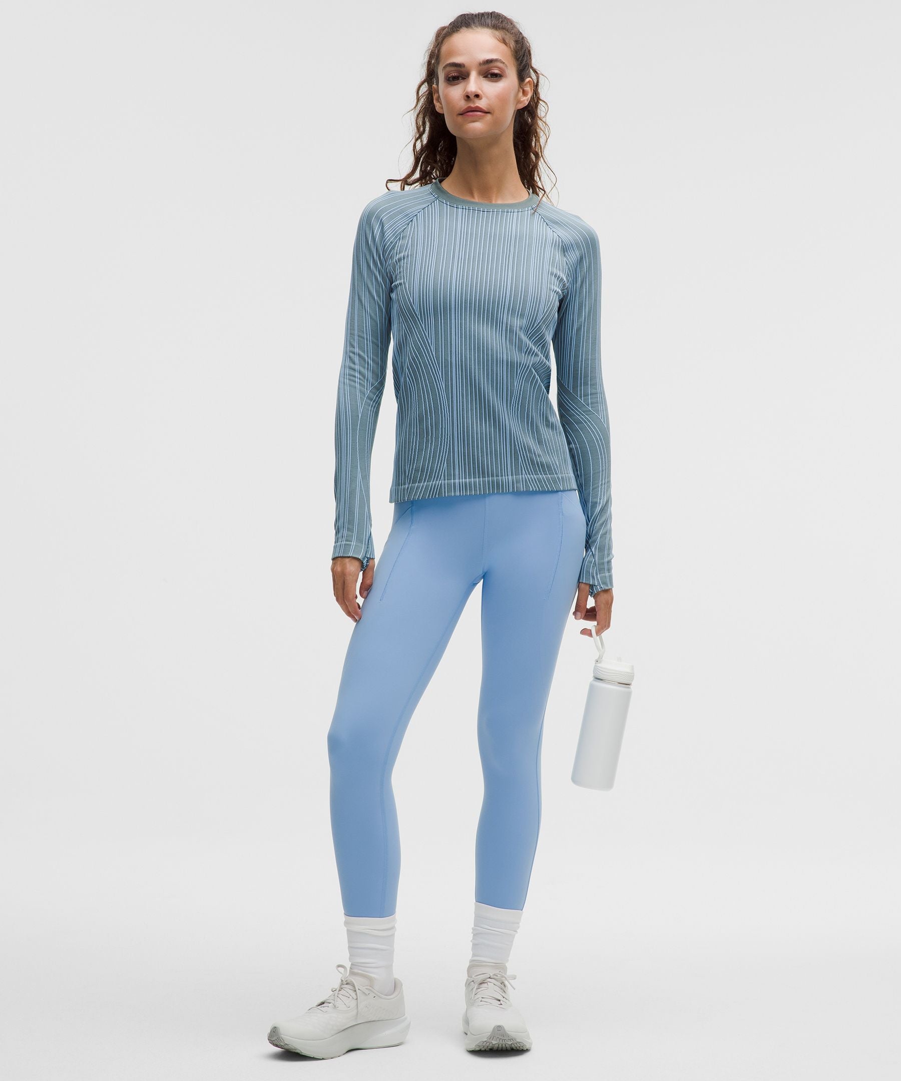 Lululemon Women's Rest Less Variegated Ribbed Pullover