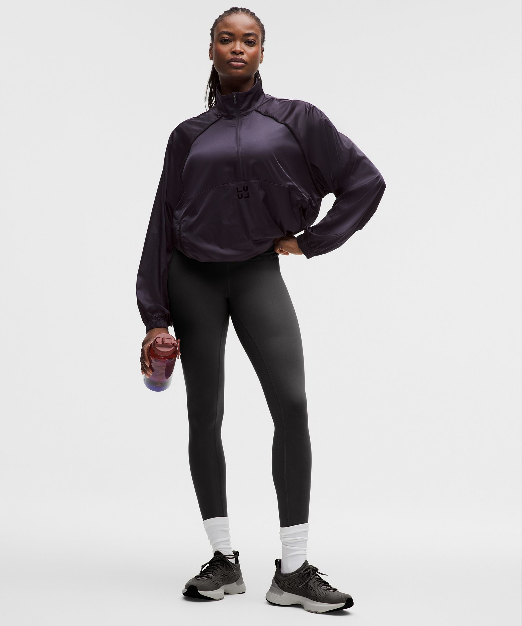 Lululemon Stretch-Satin Flocked Training Jacket