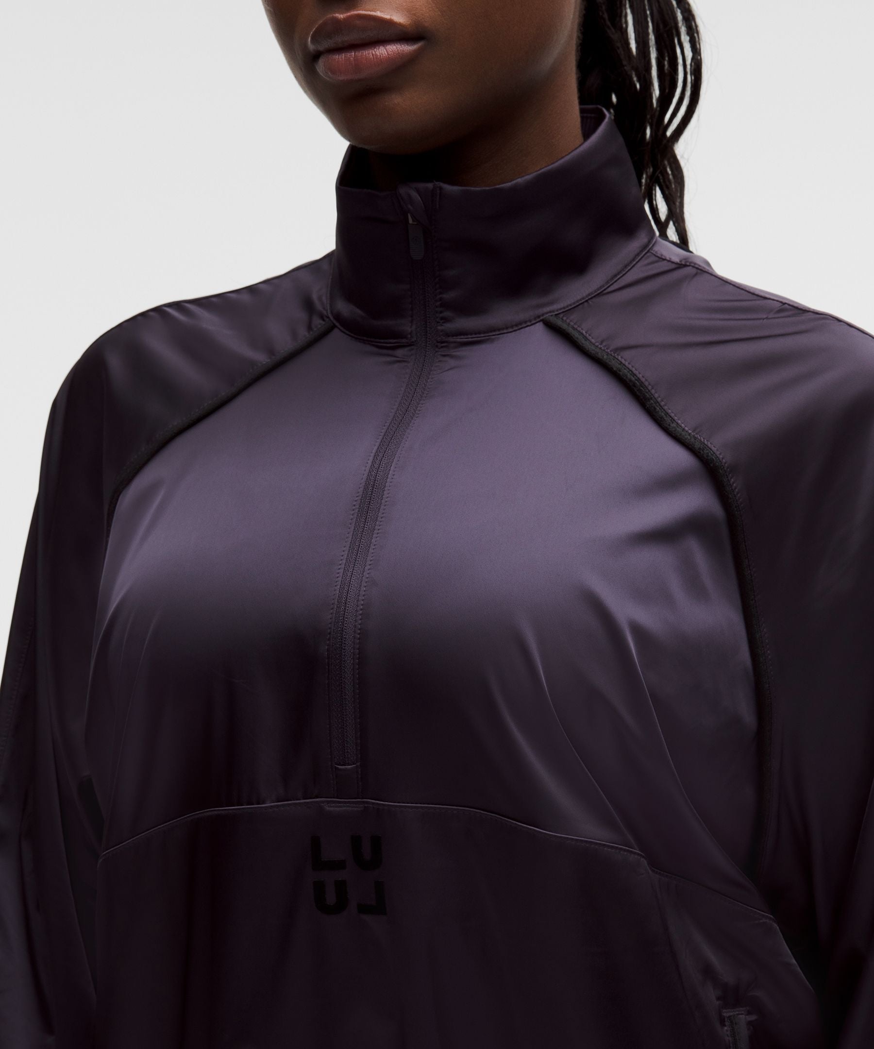 Lululemon Stretch-Satin Flocked Training Jacket