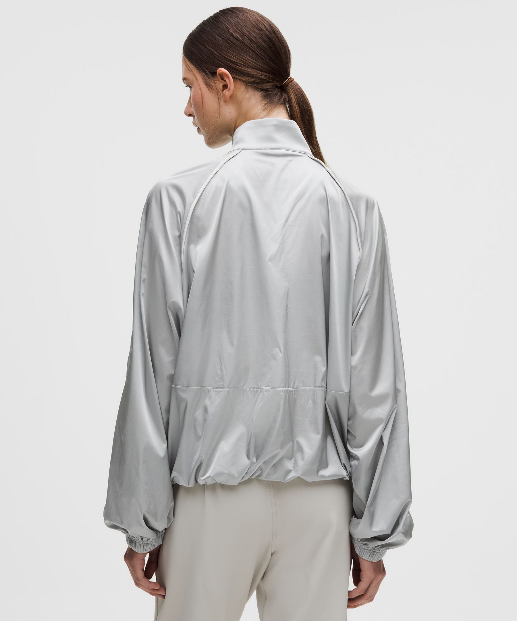 Lululemon Stretch-Satin Flocked Training Jacket