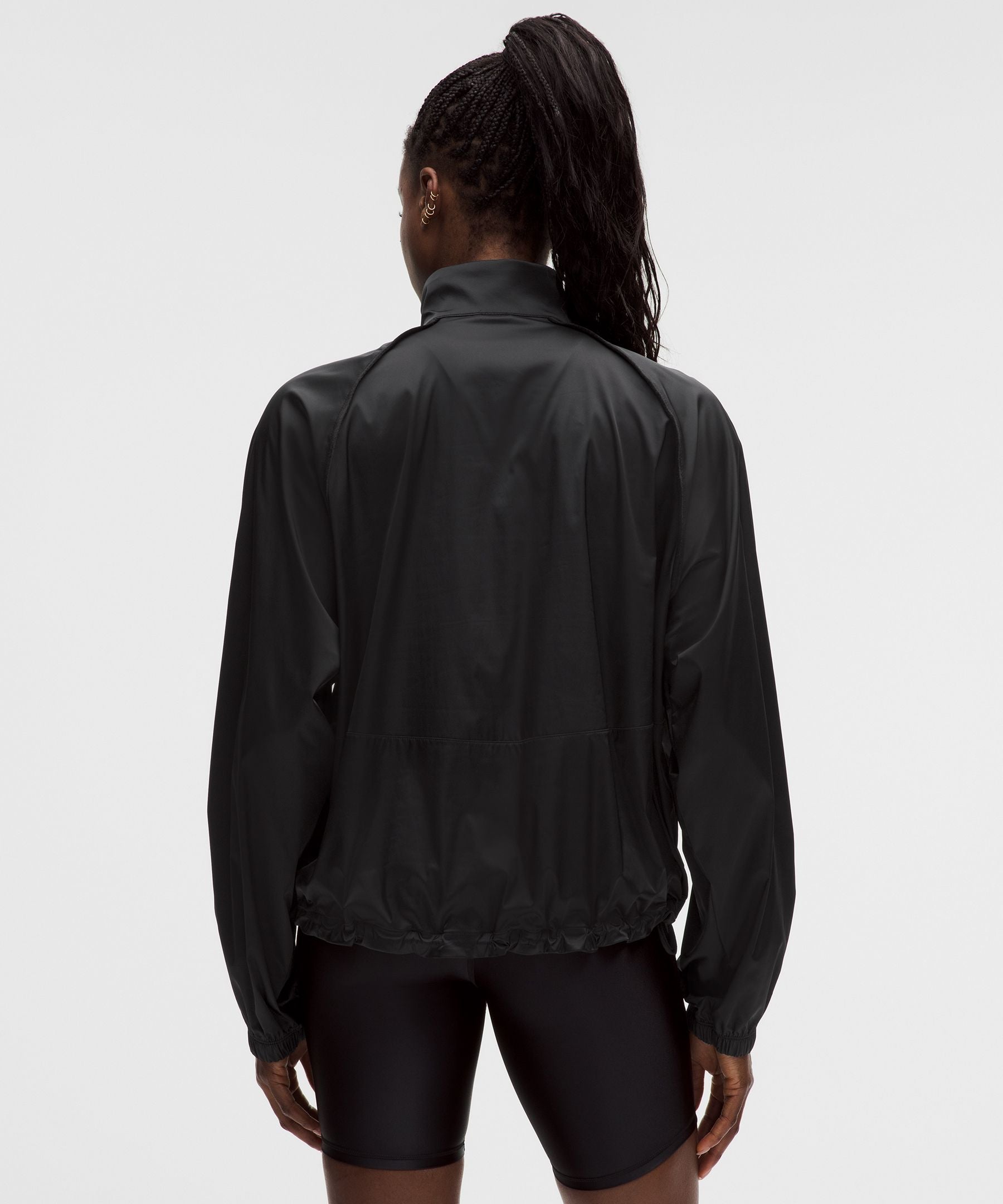 Lululemon Stretch-Satin Flocked Training Jacket