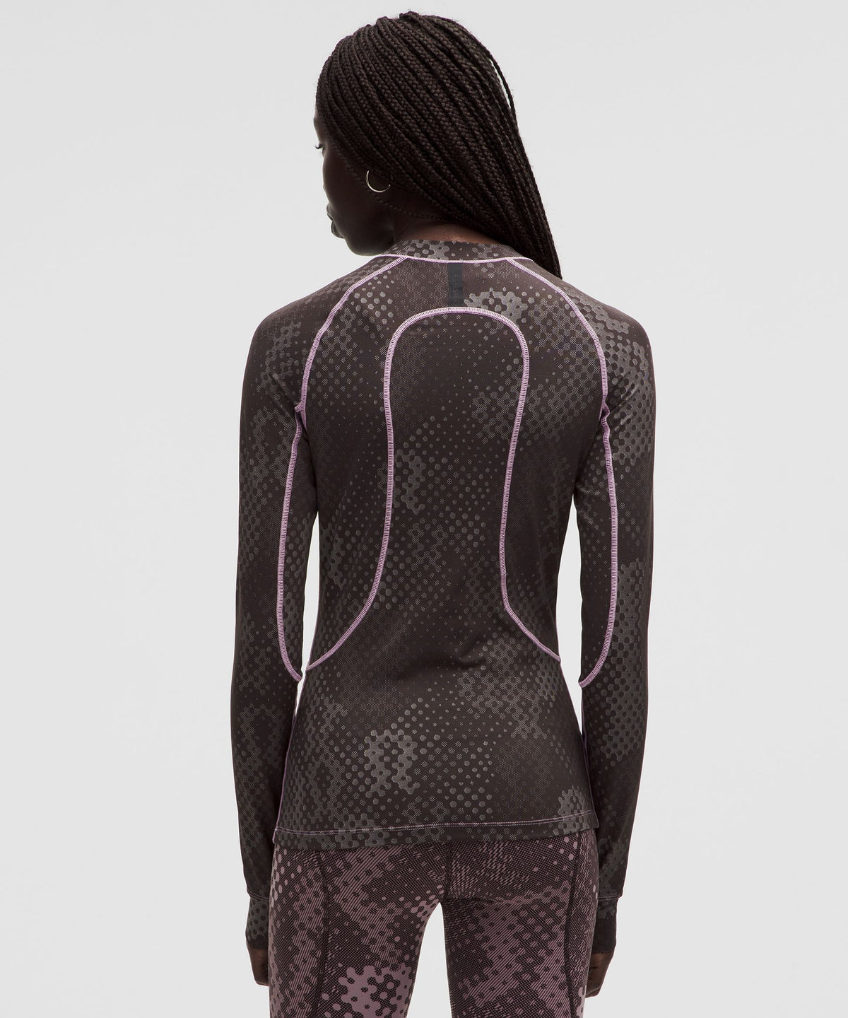 Lululemon Women's Women's Jacquard Tight-Fit Long-Sleeve Shirt *SLNSH Collection