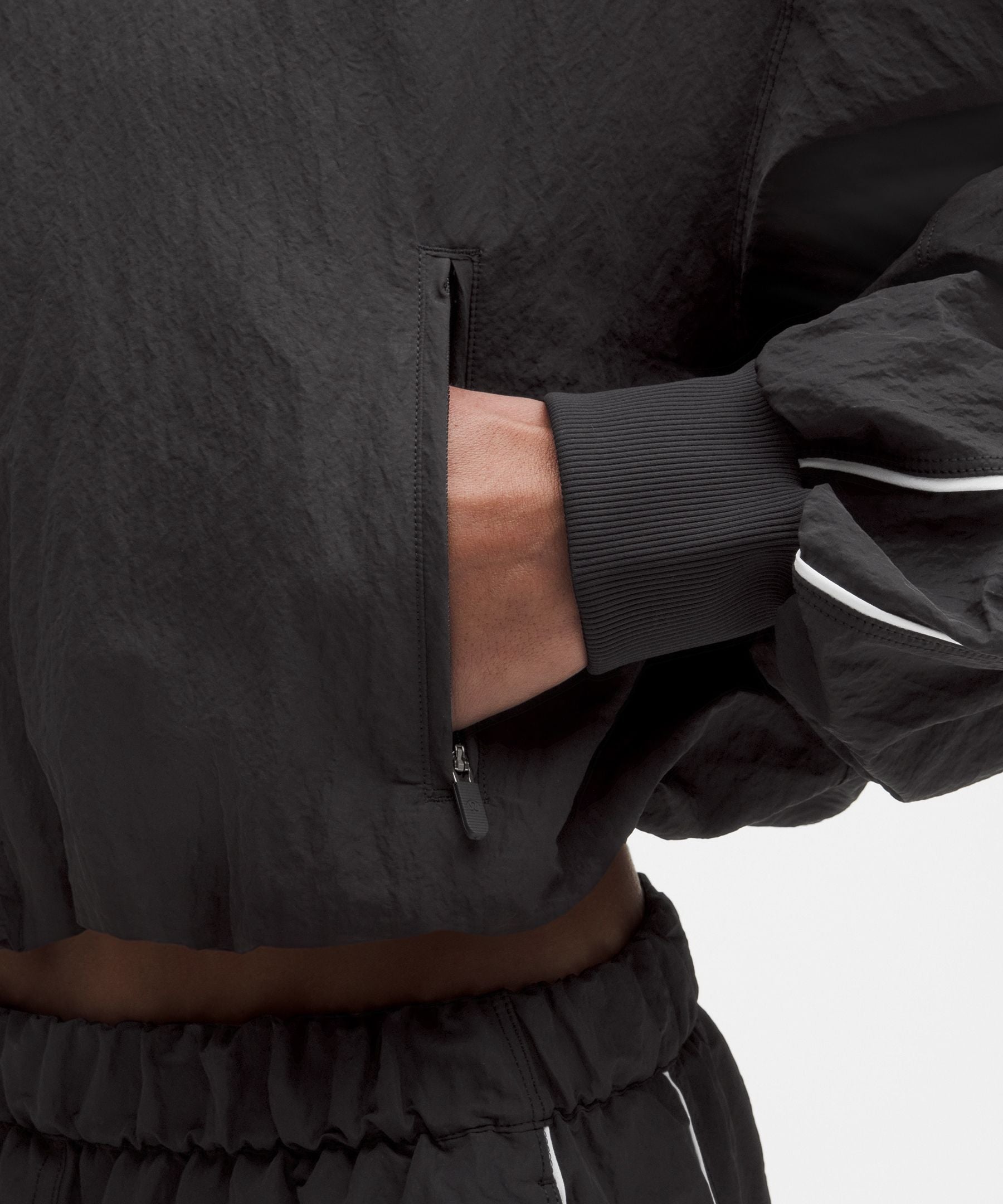 Lululemon Crinkle Nylon Track Jacket *Wordmark