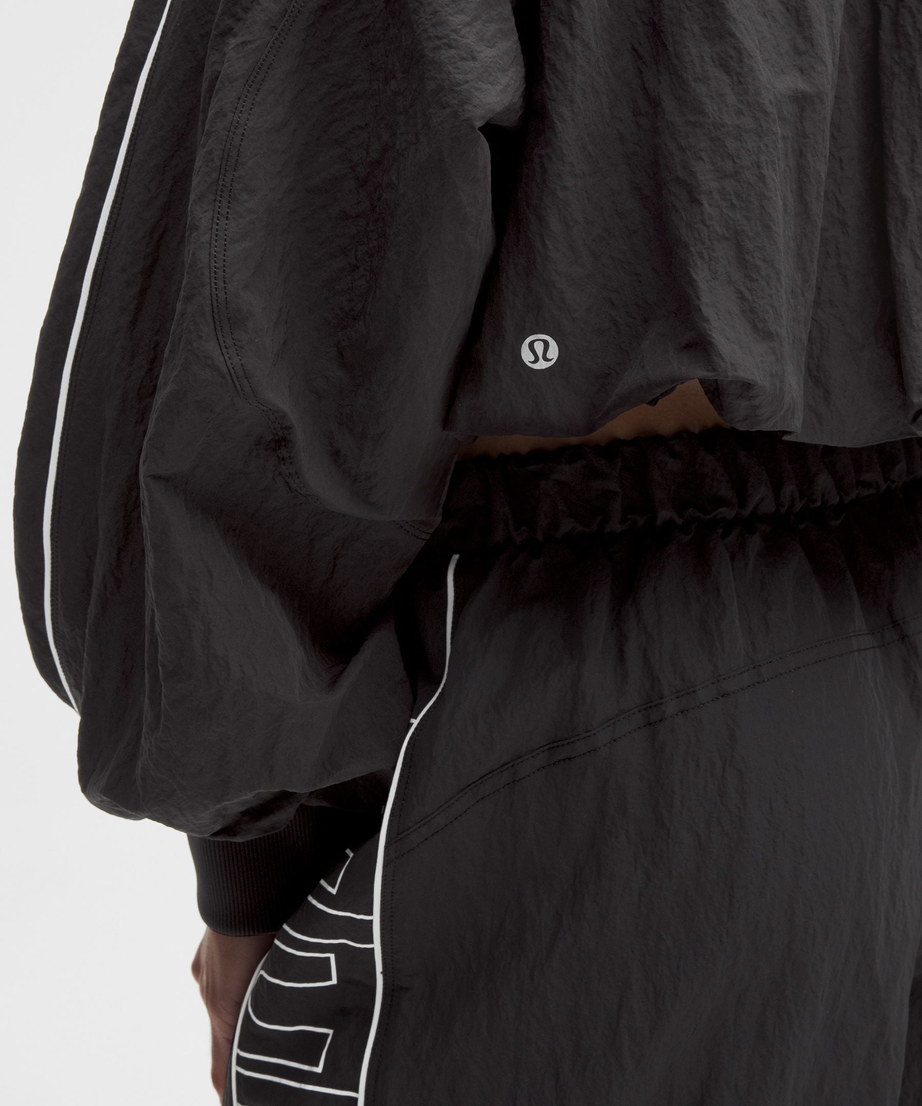 Lululemon Crinkle Nylon Track Jacket *Wordmark