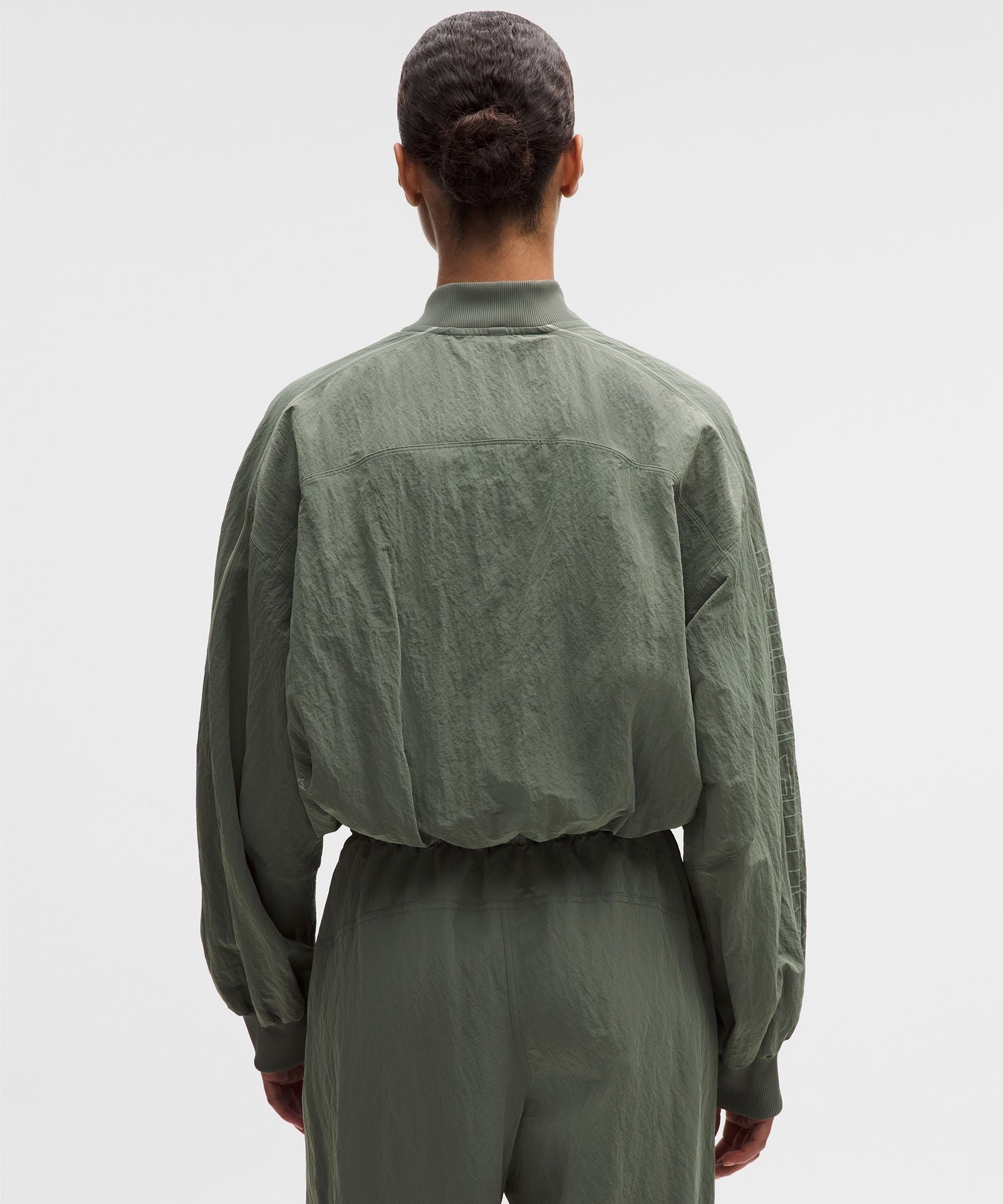Lululemon Crinkle Nylon Track Jacket *Wordmark