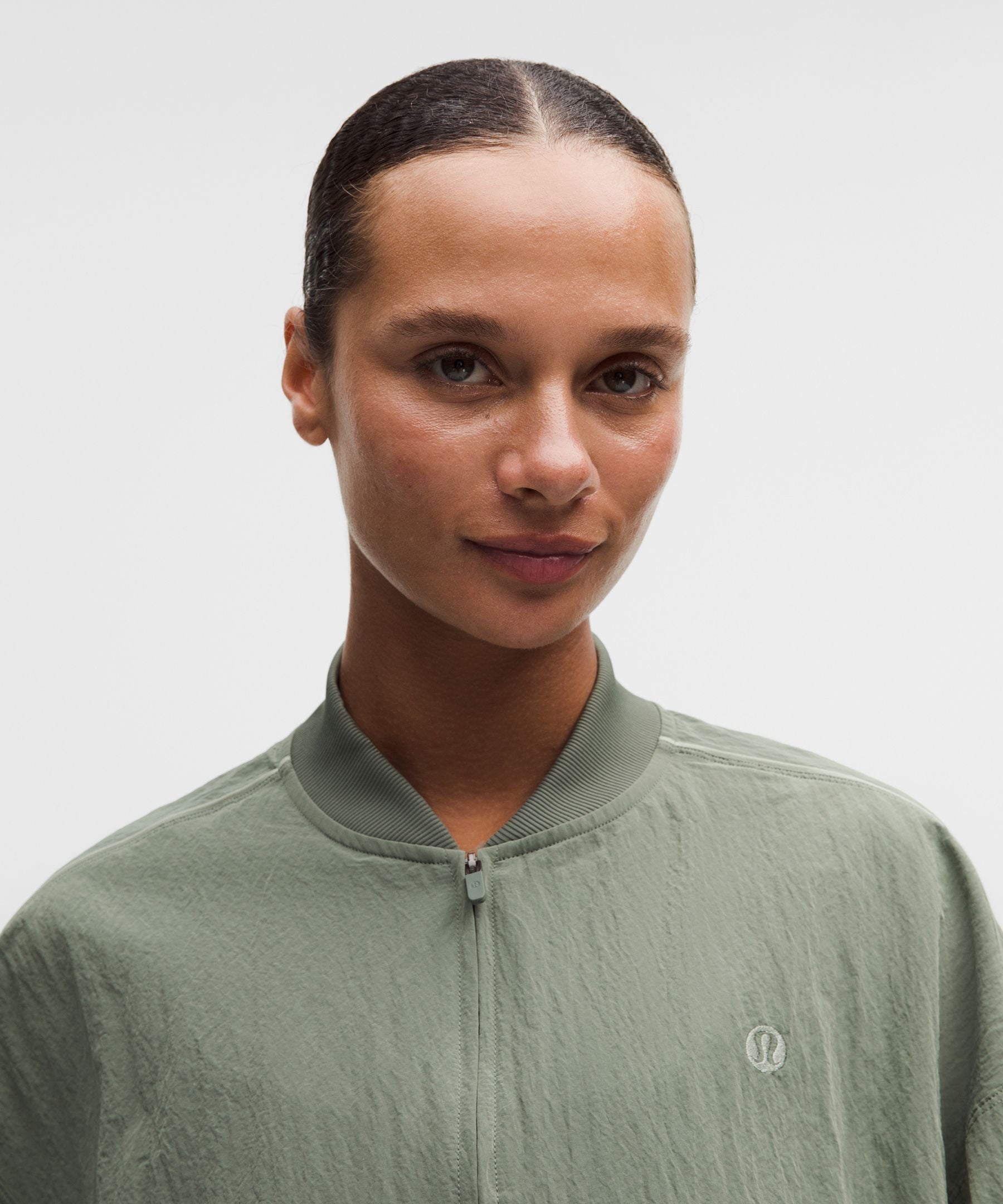 Lululemon Crinkle Nylon Track Jacket *Wordmark