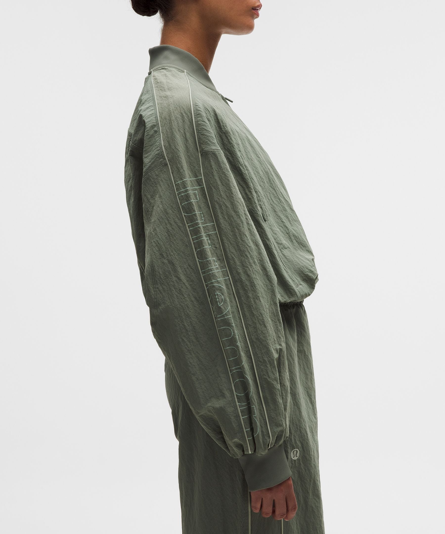 Lululemon Crinkle Nylon Track Jacket *Wordmark