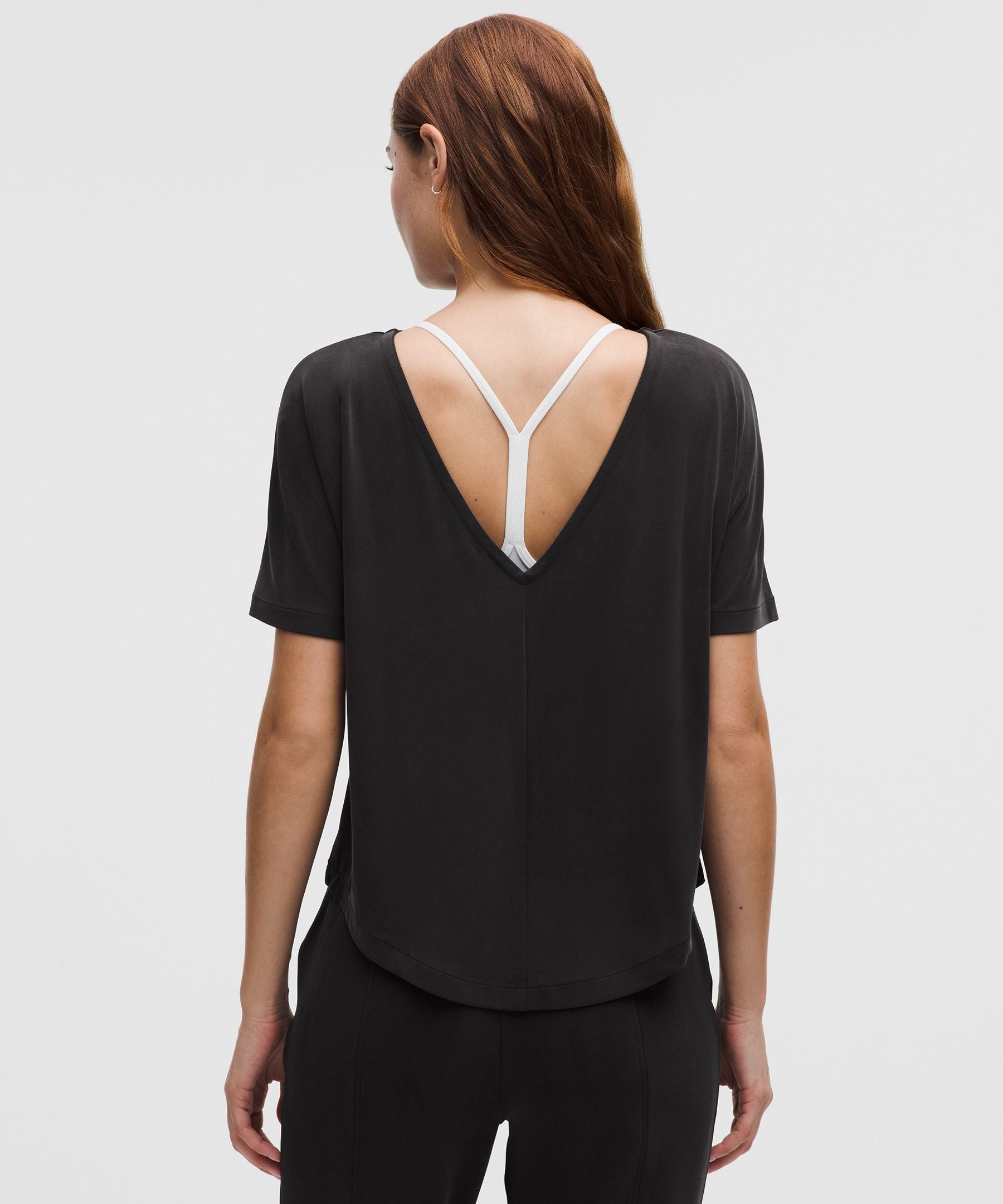 Lululemon Women's Drapey Softstreme Boatneck Short-Sleeve Shirt