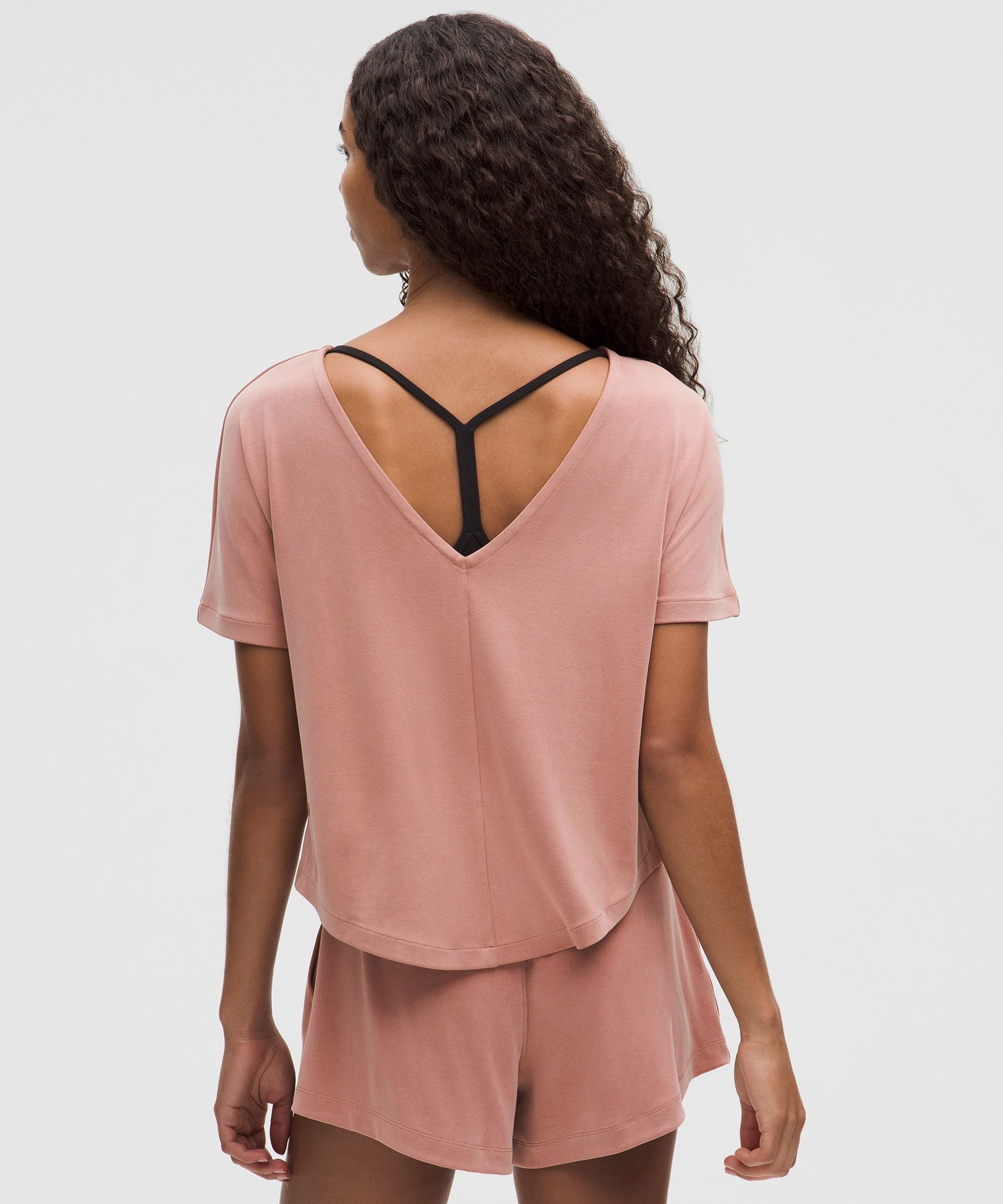 Lululemon Women's Drapey Softstreme Boatneck Short-Sleeve Shirt